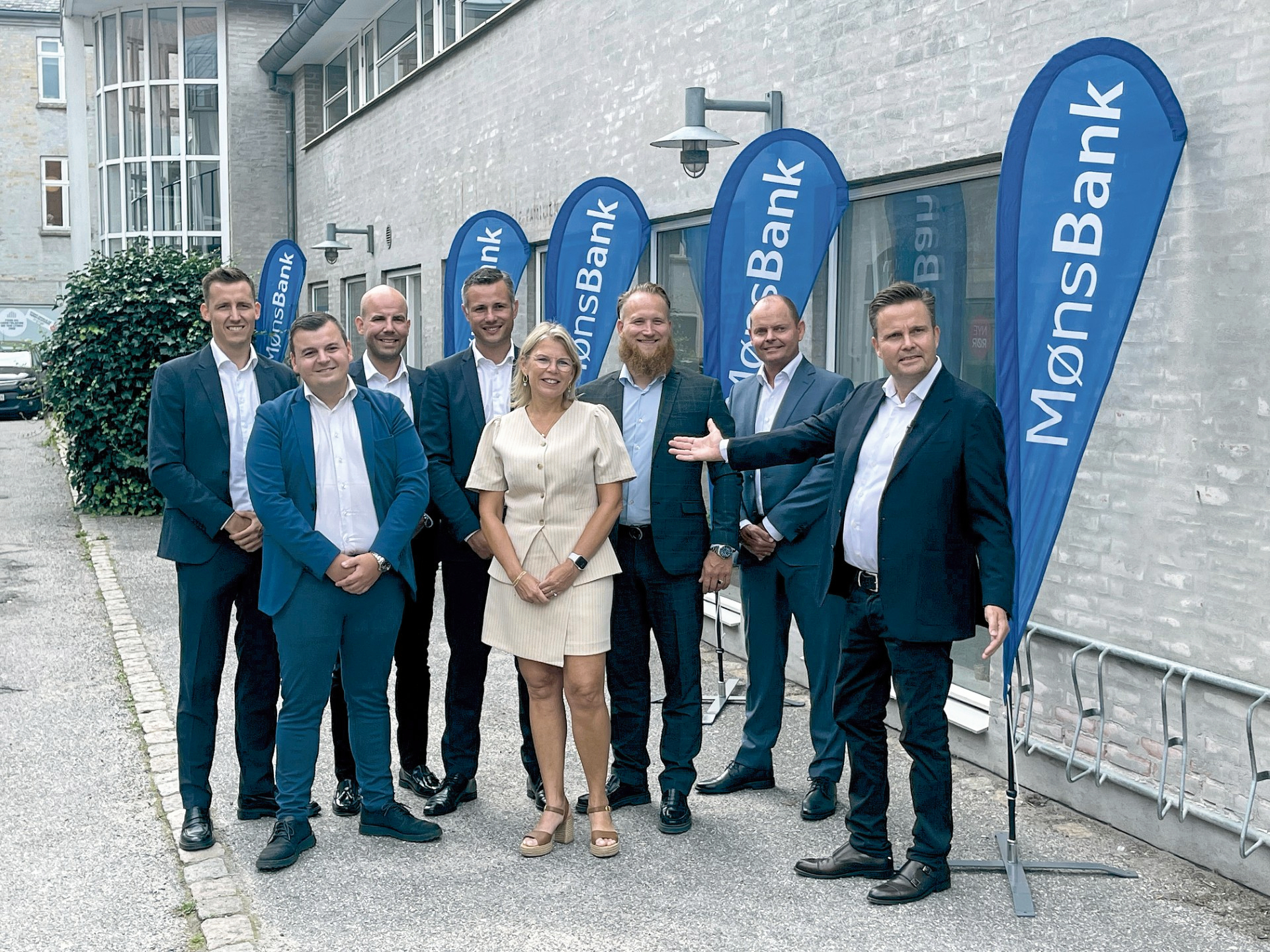 I Møns Bank har de formentlig ikke fortrudt åbningen af en ny filial.