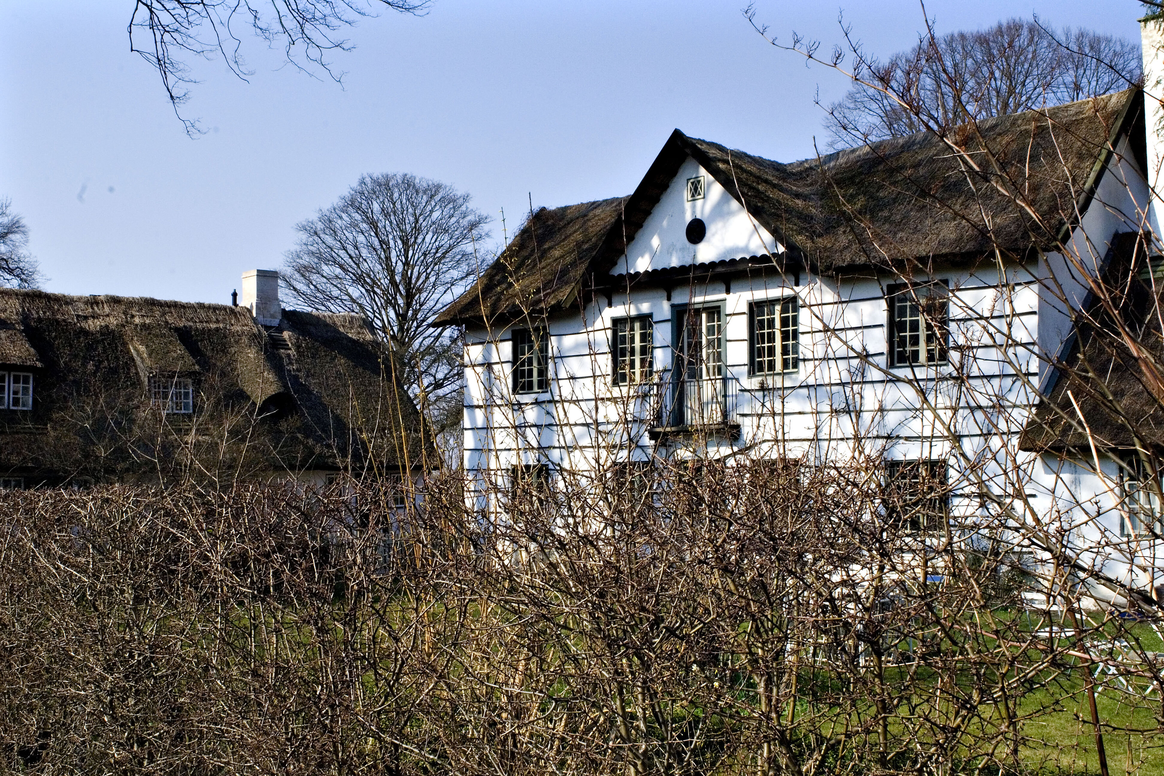 Bindingsværkshuset Villa Spurveskjul, hvor Vilhelm og Ida Hammershøi boede i sommeren 1911, blev fredet i 1924. (Arkivfoto).