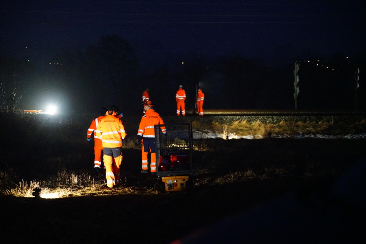 En personpåkørsel her til morgen påvirker togtrafikken.