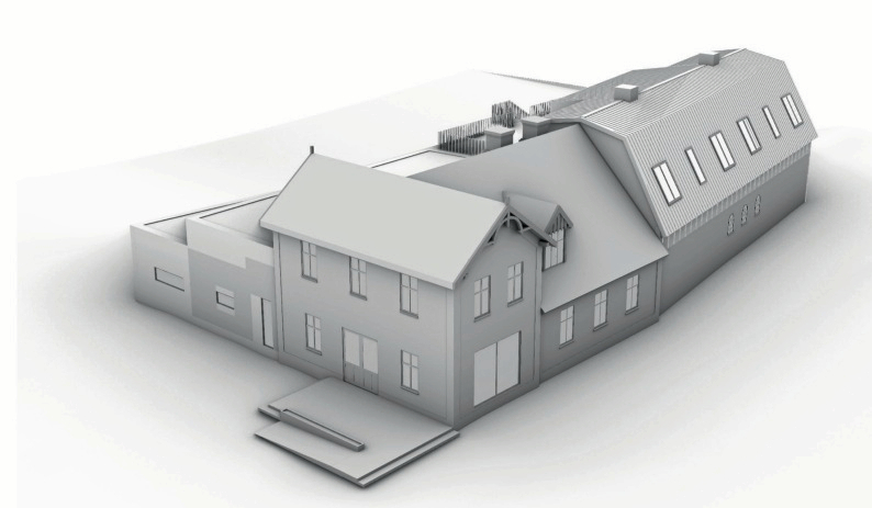 Sådan er det planen, at den nye købmandsbutik skal se ud.