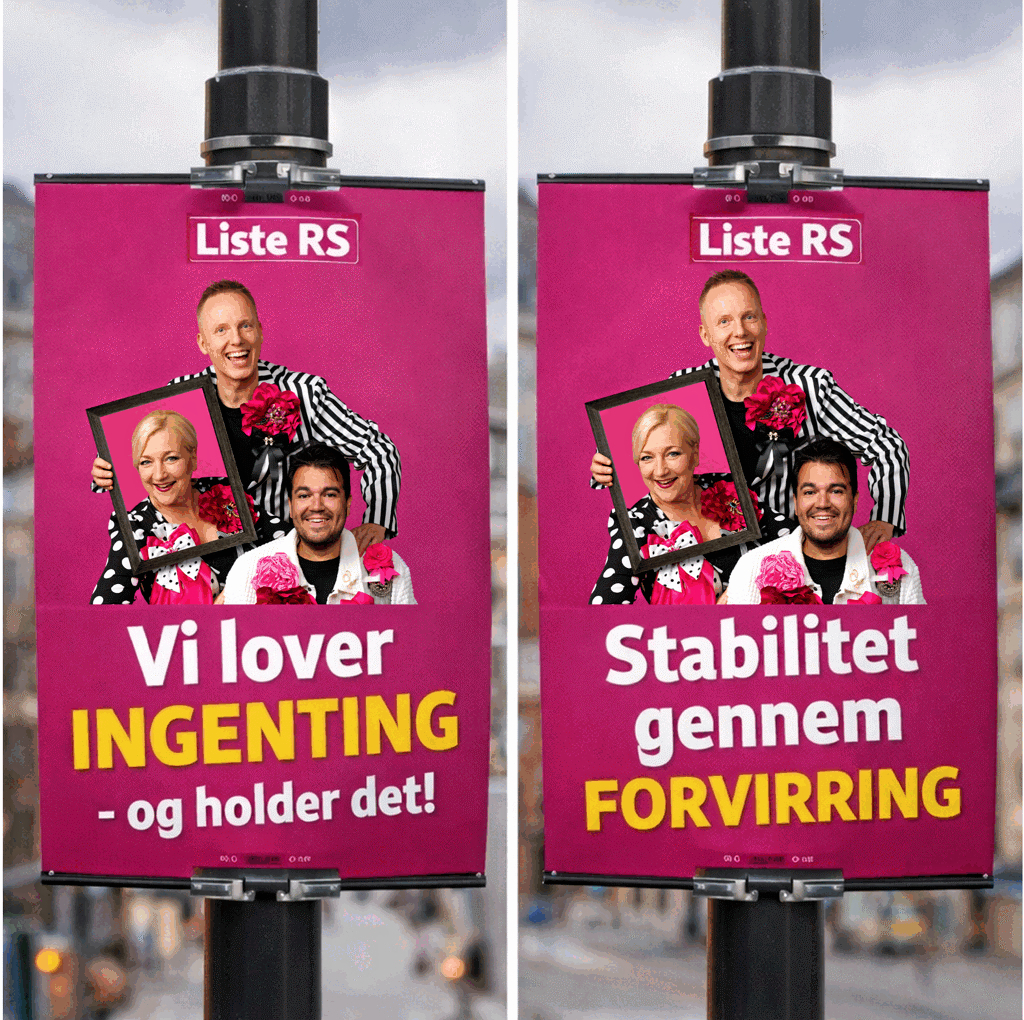 Samfundssatiren starter tidligt i år for Revyshowet, der spiller på Strandhotel Klinten i Rødvig fra maj måned.