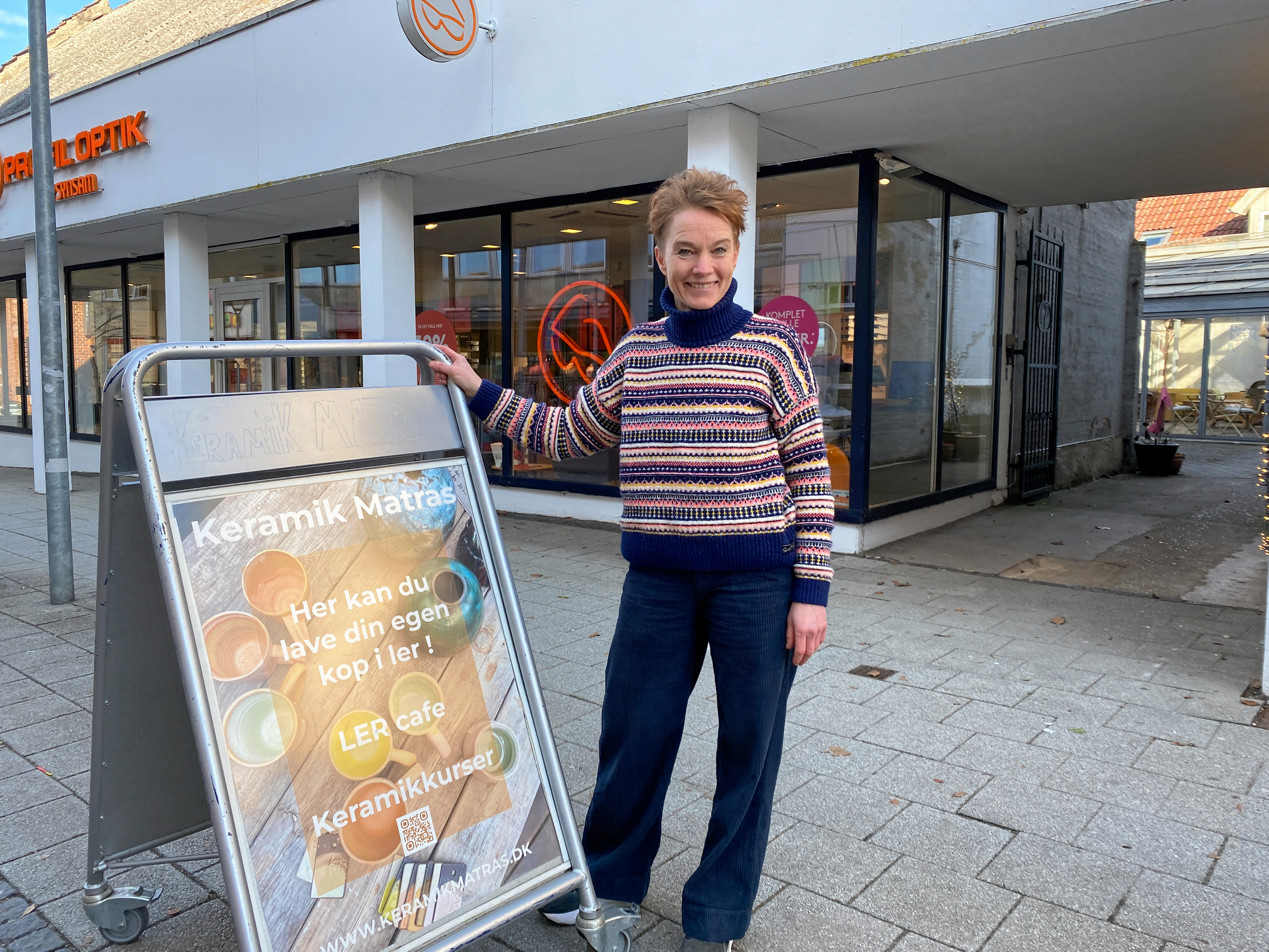 Hanne og Morten Matras åbner café i forlængelse af hendes keramikakademi.