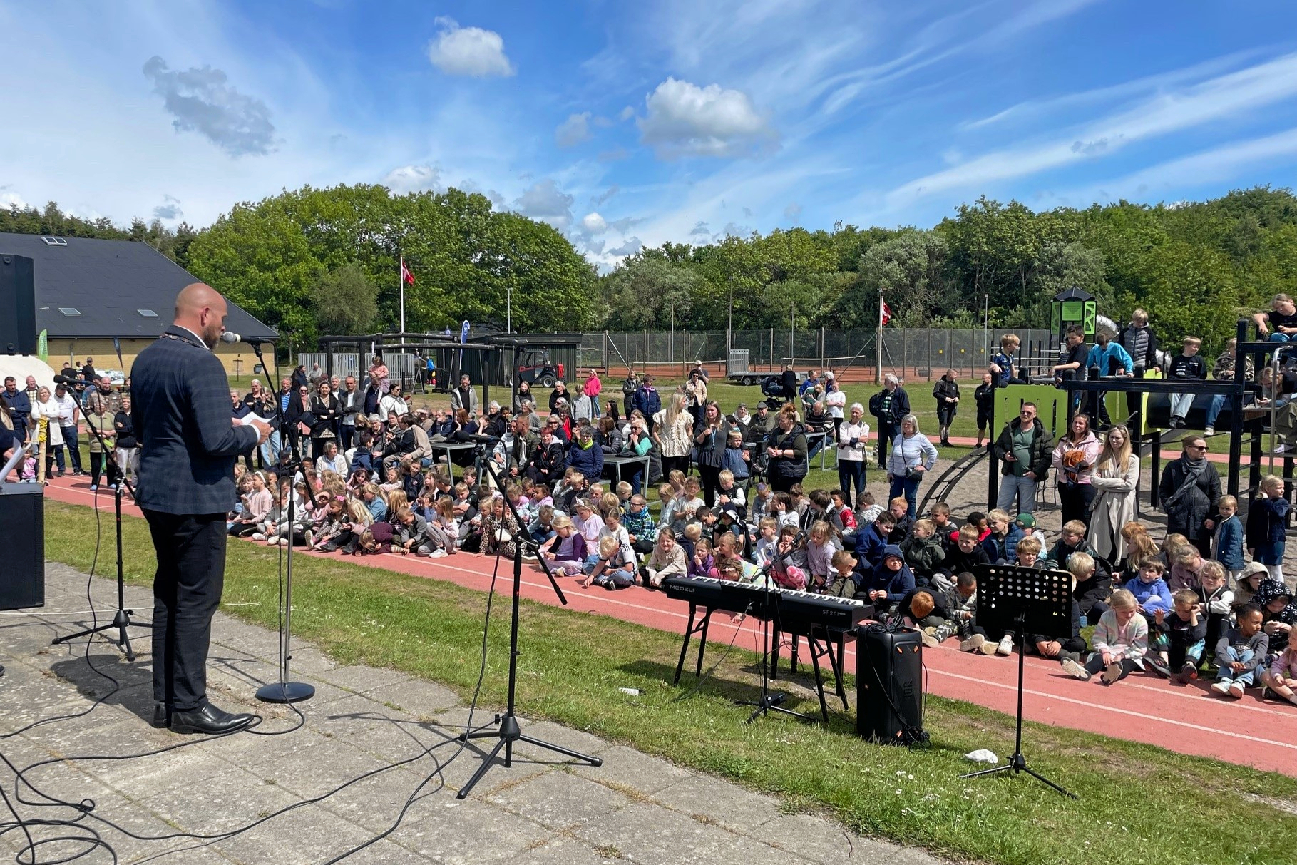 Med skolens omkring 400 elever er der god mulighed for at komme i kontakt med fremtidens lærlinge, siger festivalarrangør.