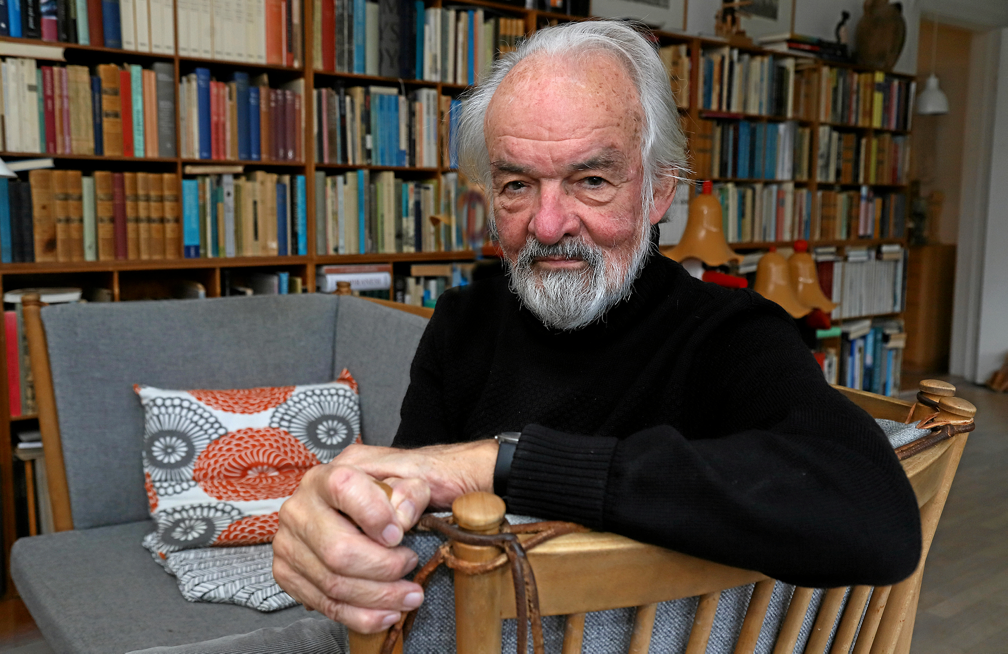 Svend Erik Jensen, Rungsted, da han fyldte 90 år. Han underviste på Rungsted Skole i 40 år og har gjort mere for kulturen i Hørsholm end de fleste.