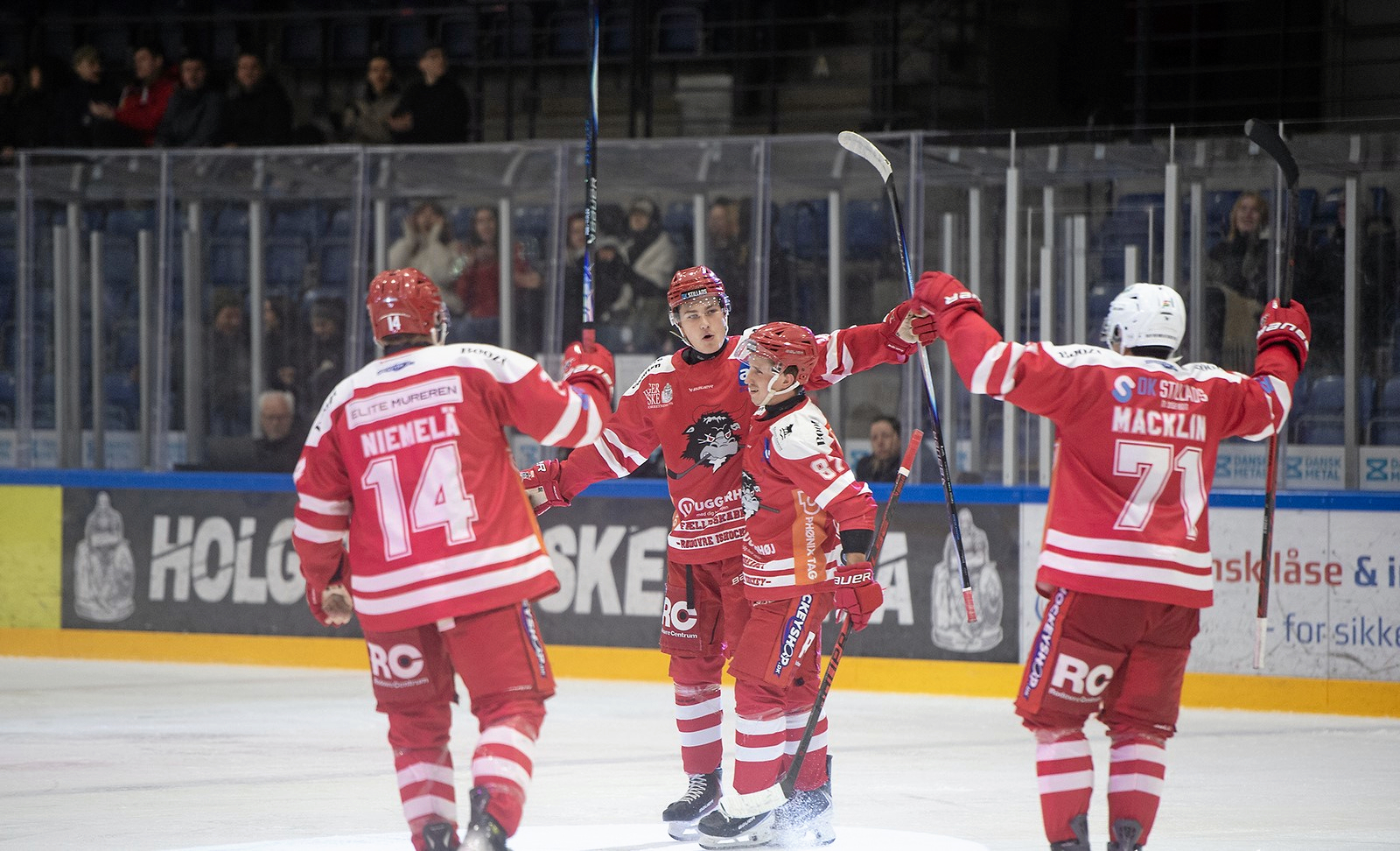 Rødovre Mighty Bulls er klar til årets kvartfinaler i ishockey.
