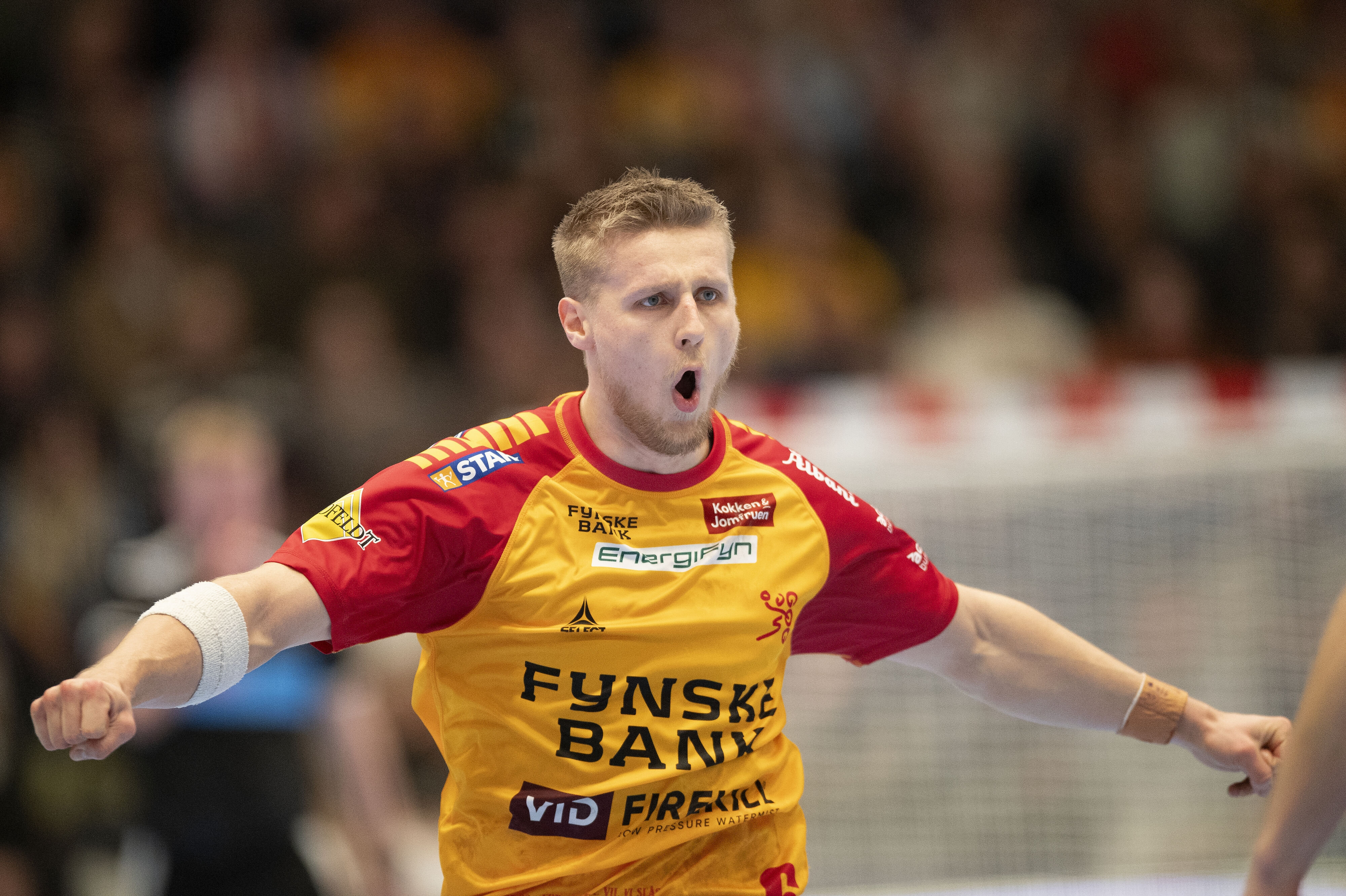 Frederik Bjerre var kampen igennem særdeles træfsikker for GOG, der vandt 37-34 over Pick Szeged i Champions League. (Arkivfoto).