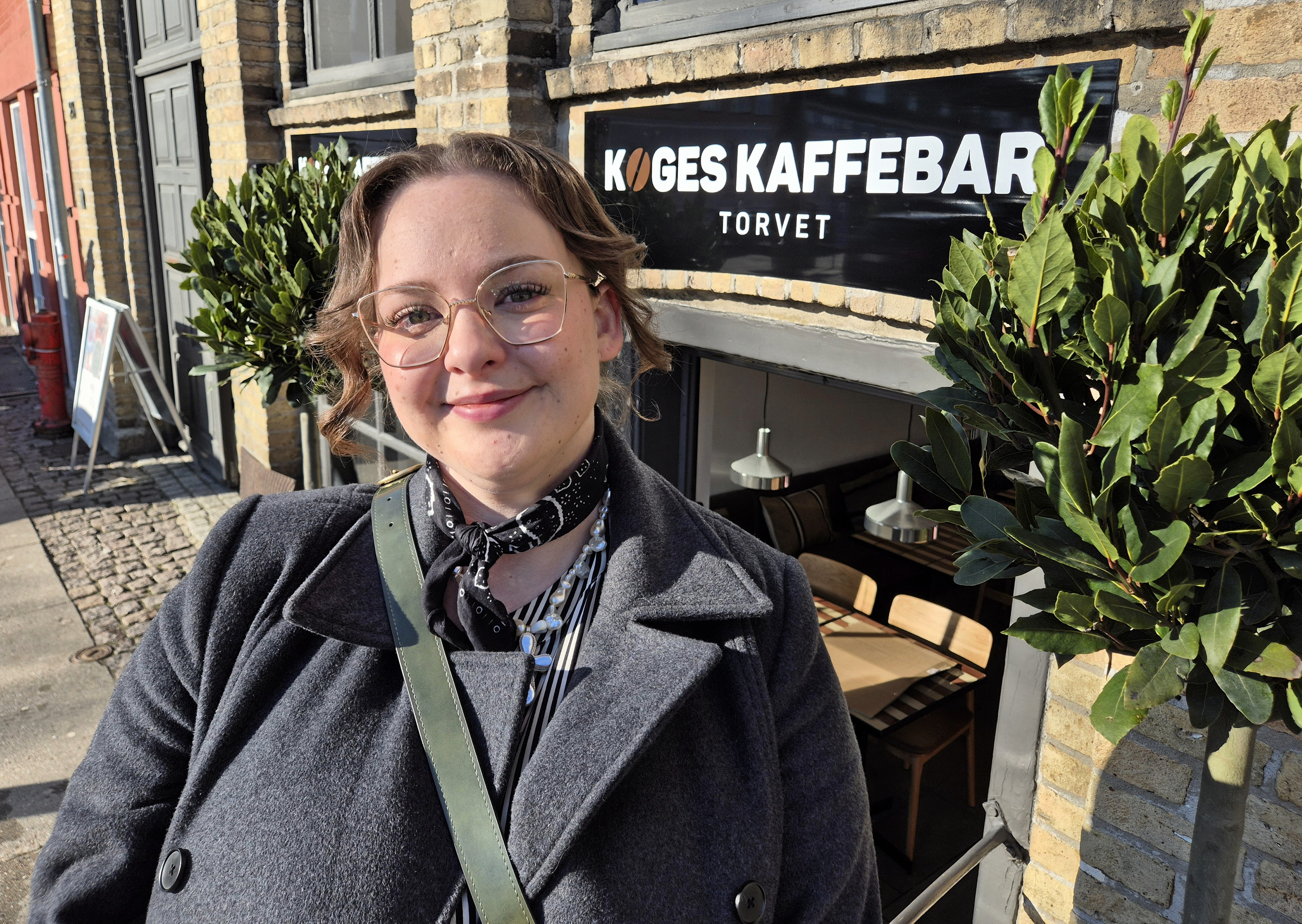 Nanna Bengtsen og Køges Kaffebar kan fremover byde endnu flere gæster inden for til en god kop kaffe.