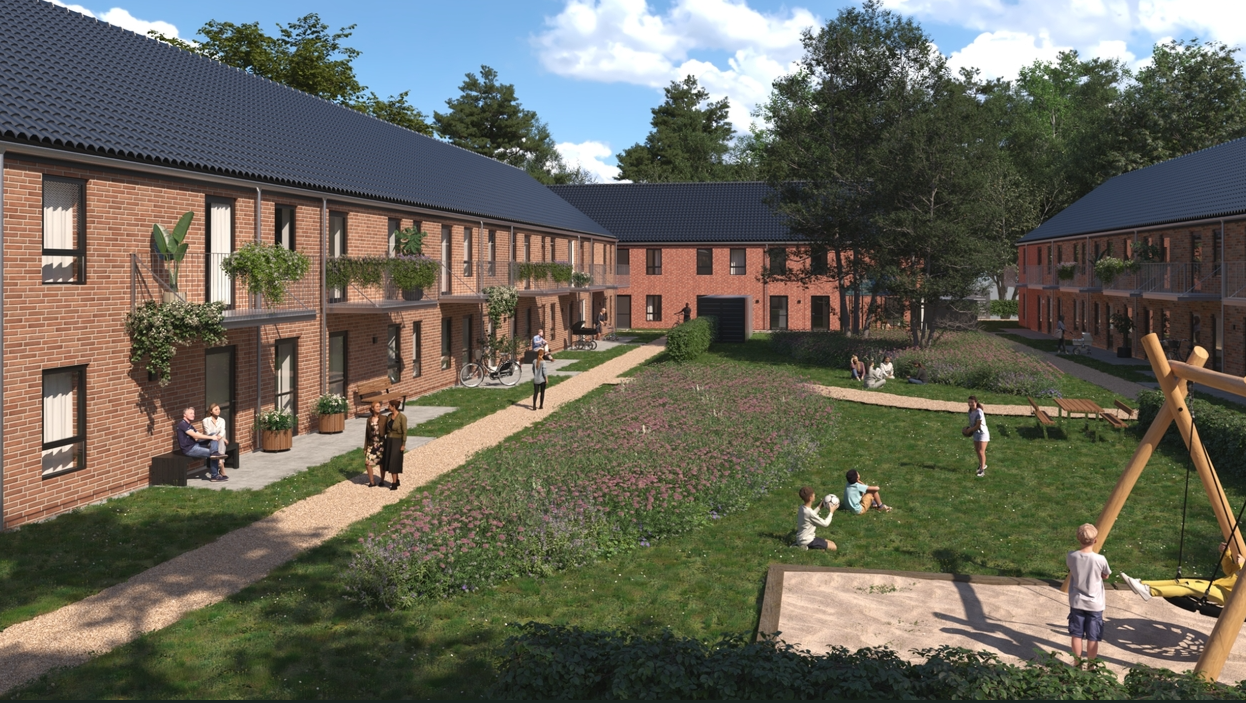 De første boliger på Ankerhus bliver klar til indflytning i sommeren 2027.