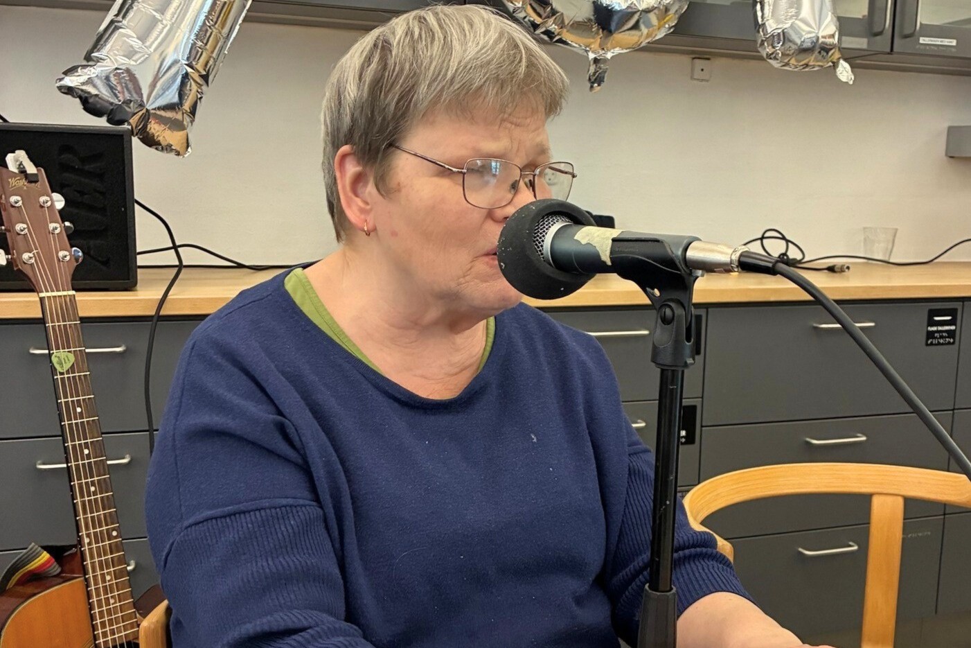 Ulla Møller er en af deltagerne fra Blindecenter Bredegaard til årets nordsjællandske Melodi Grand Prix. Hun stiller op med Gasolin-sangen "Joanna".