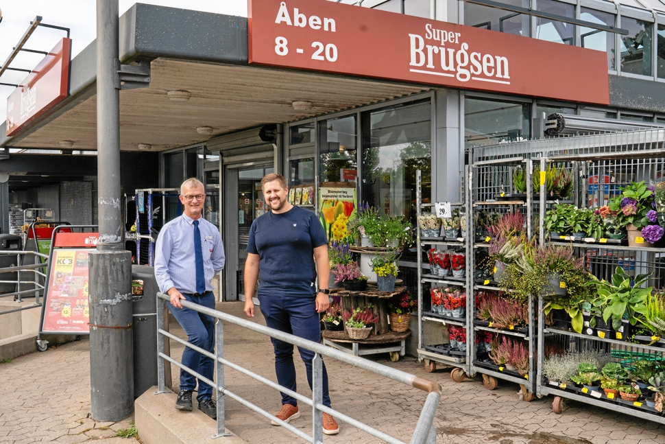 Uddeler Flemming Jensen og bestyrelsesformand Nick Engmann Rehmeier er glade for, at medlemmerne bakker op om fusionen.