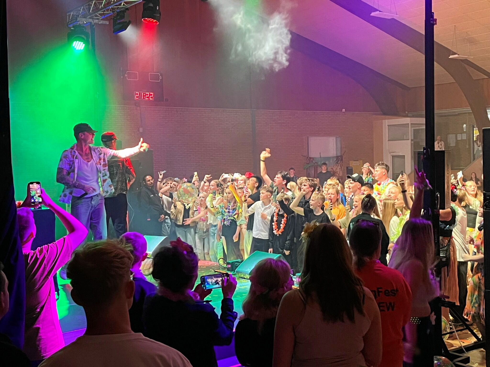 Flere hundrede var med, da den første UngFest løb af stabelen.