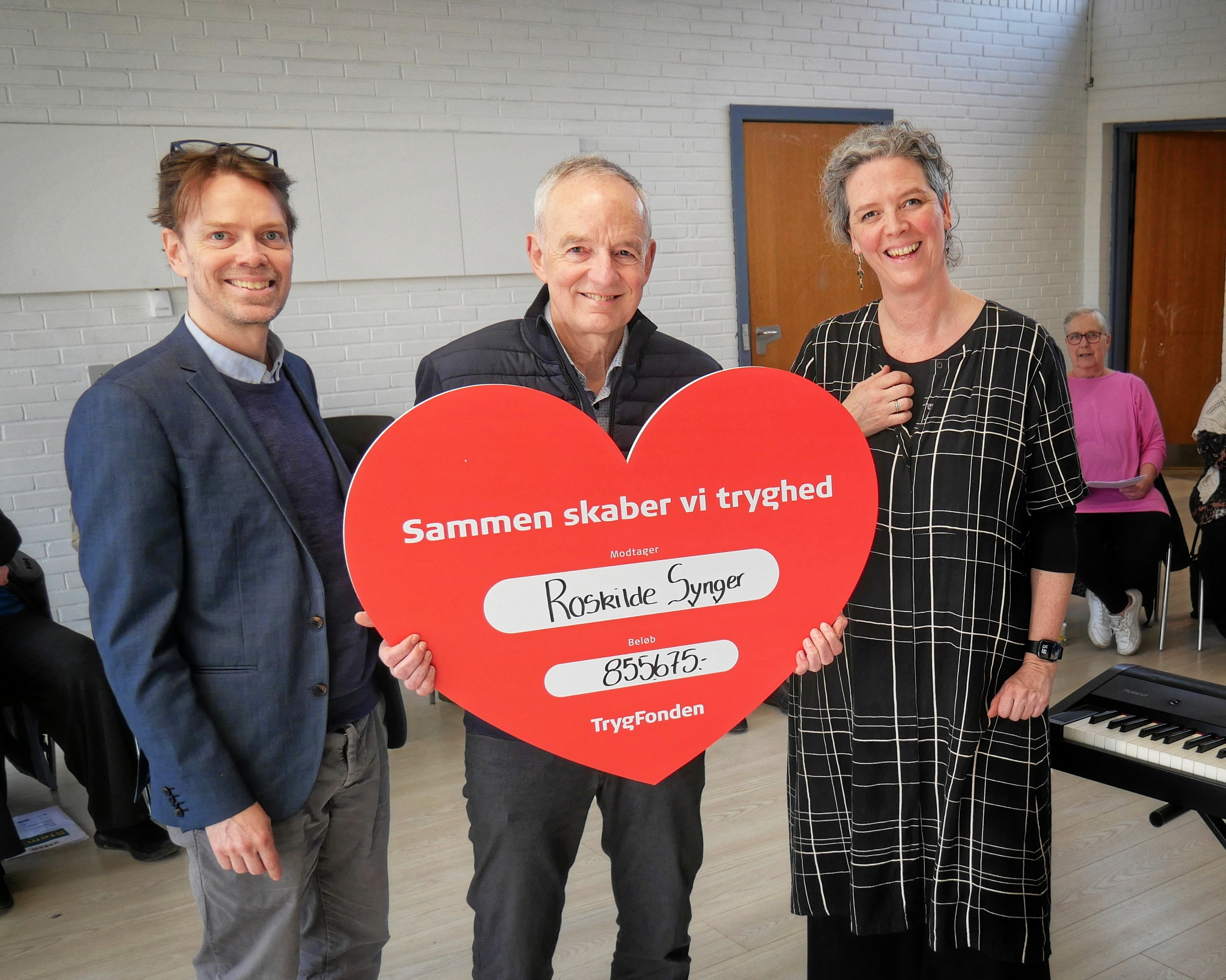 Der er stor glæde i Roskilde Synger over donationen til koret.