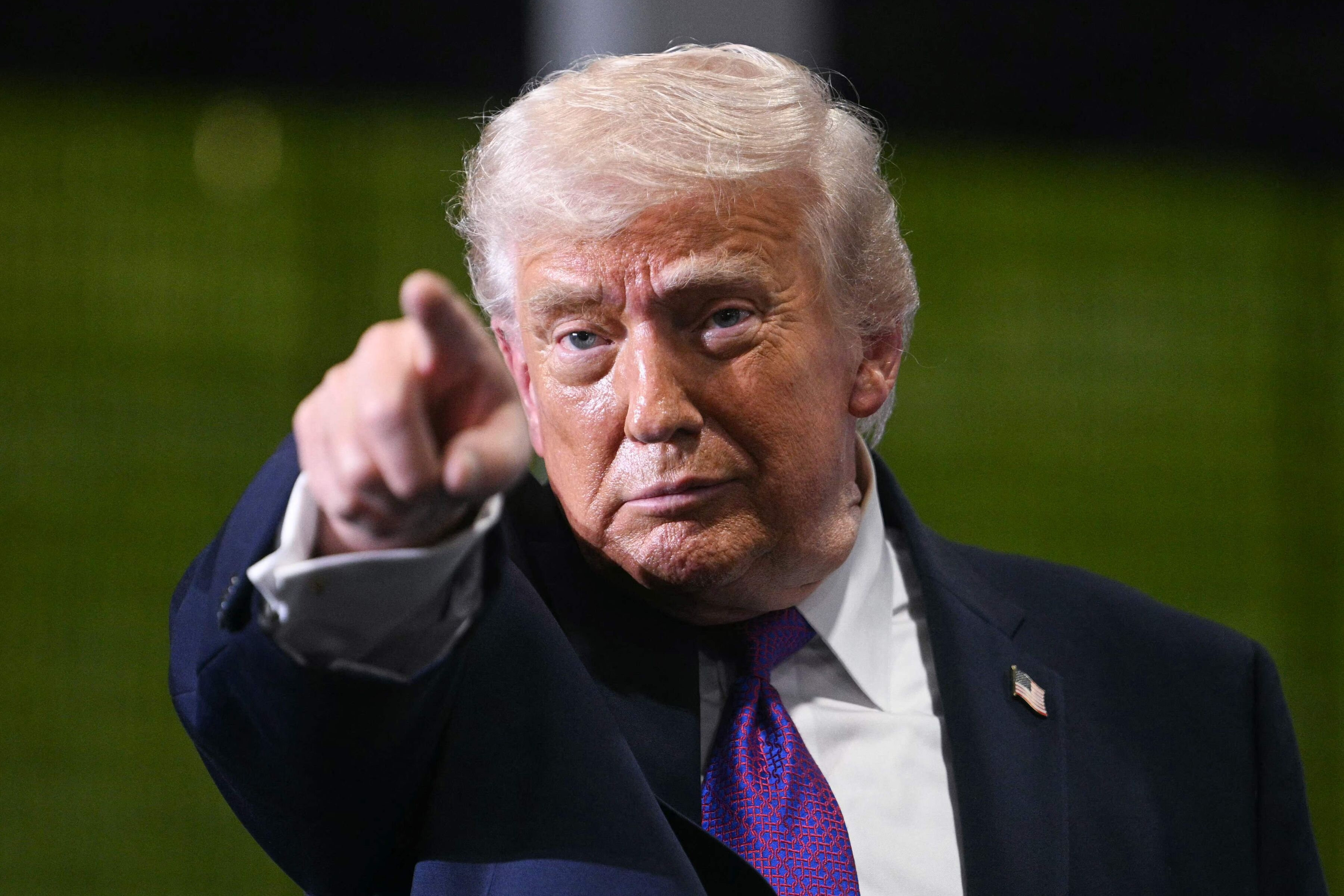 Donald Trump råder det iranske fodboldlandshold til at blive væk fra VM for de iranske spilleres egen skyld. (Arkivfoto).