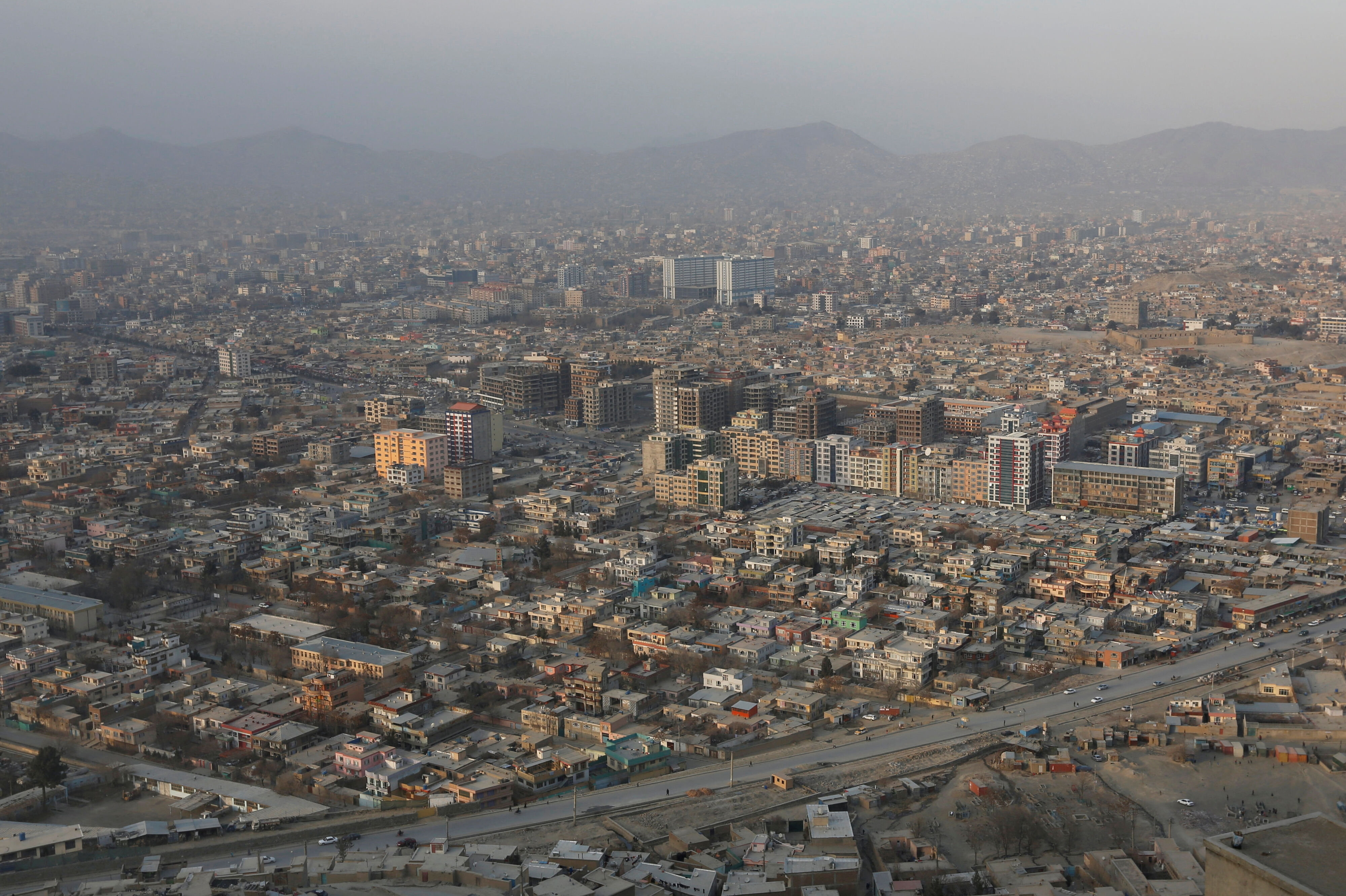 Afghanistans hovedstad, Kabul, har været mål for et pakistansk bombeangreb, siger en talsmand for Taliban-regeringen fredag. Fire personer meldes dræbt. (Arkivfoto).