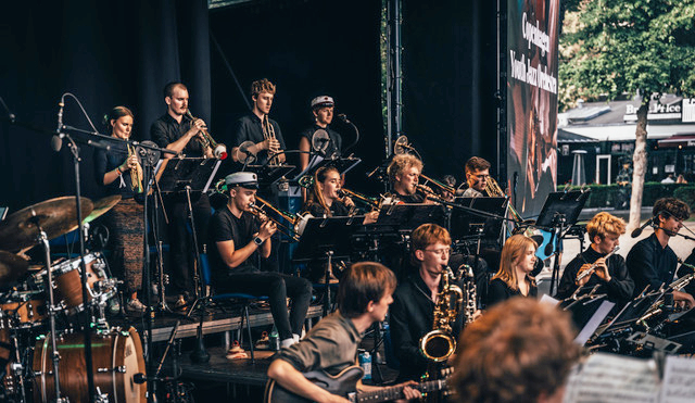 Copenhagen Youth Jazz Orchestra giver gratis koncert i Trommen søndag den 12. april.