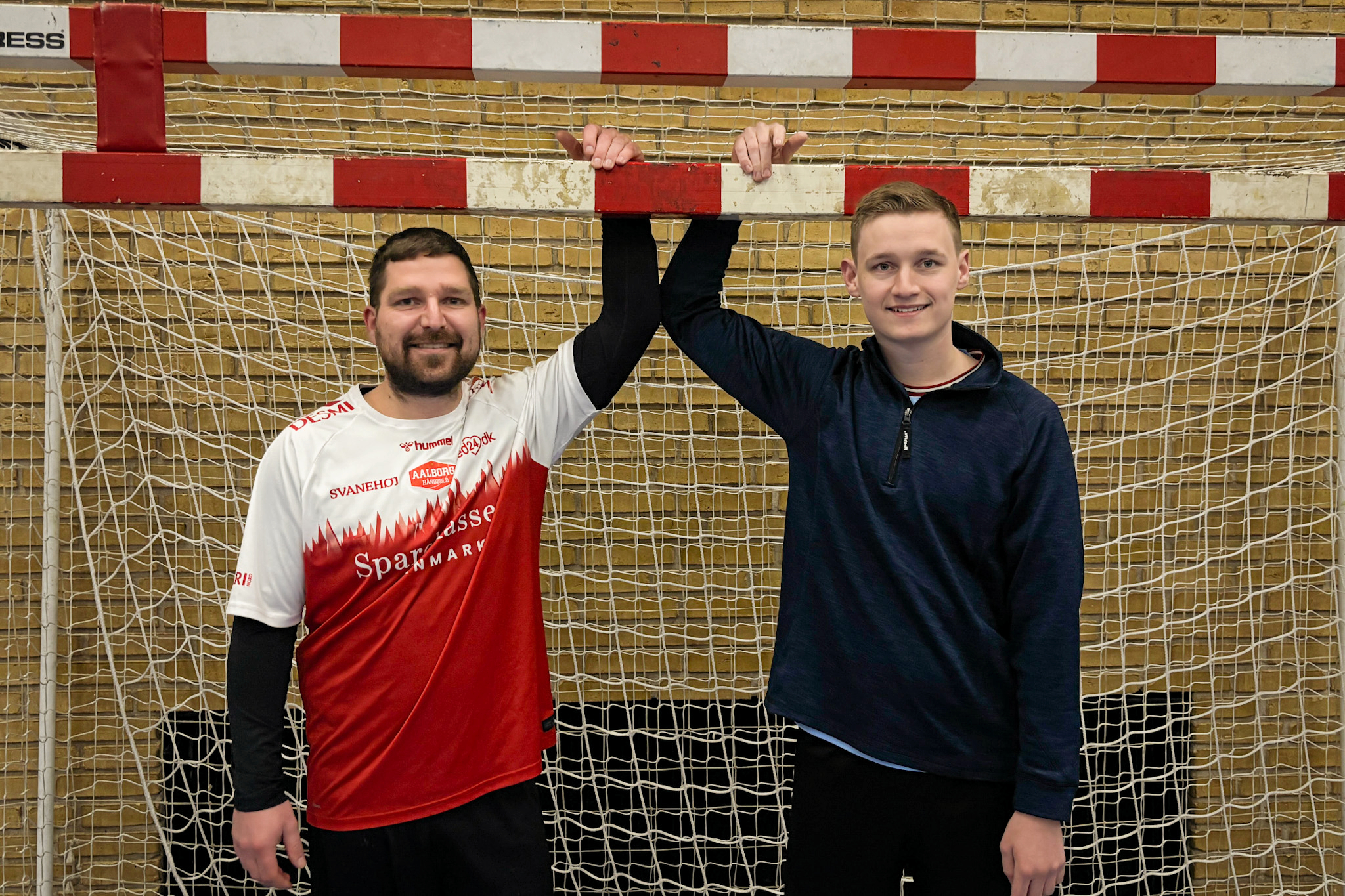 Tobias Petersen (tv.) og Andreas Jørgensen har fået godt gang i U/11-afdelingen i Sport Møn.