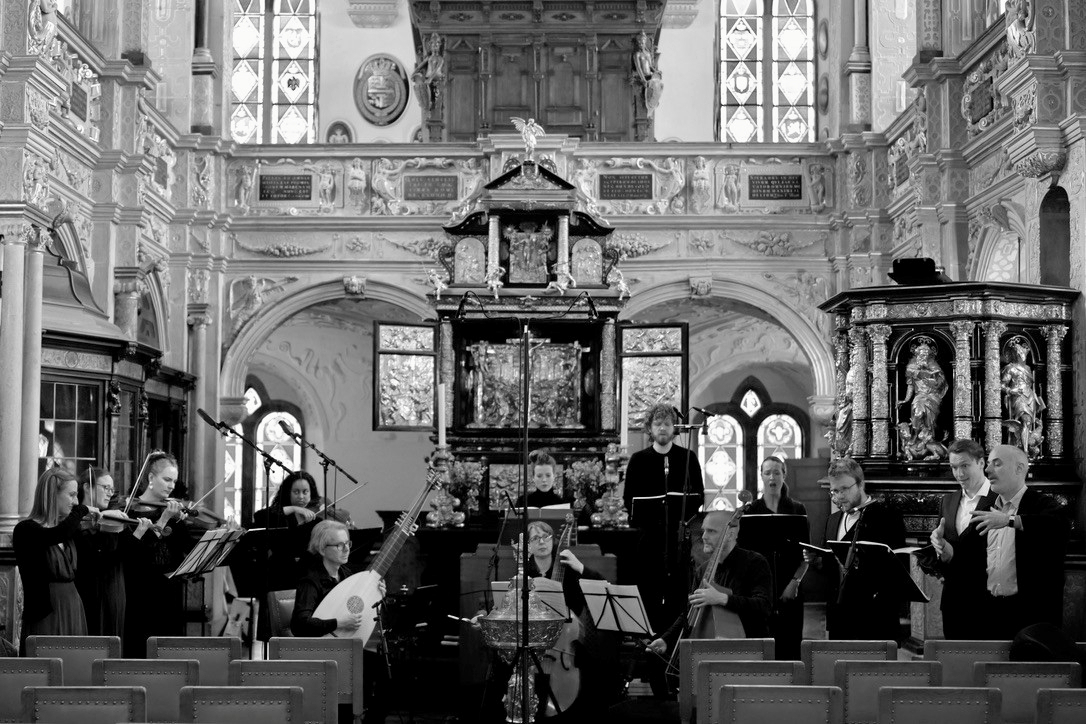 Vokalensemblet HemiDemiSemi Consort giver koncert i Slotskirken.