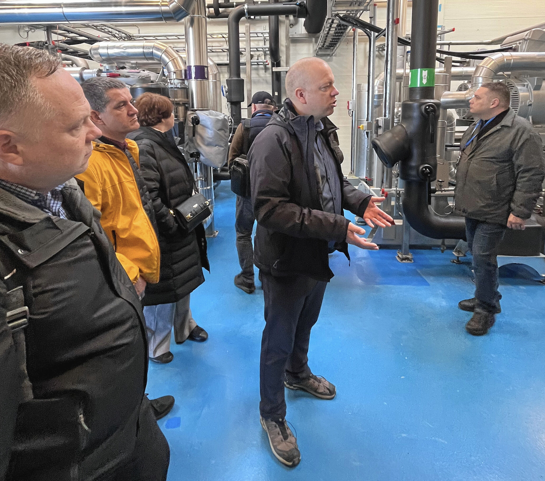 Delegationen deltog som en del af et dansk fagligt program om fjernvarme, grøn omstilling og fremtidens energisystemer.