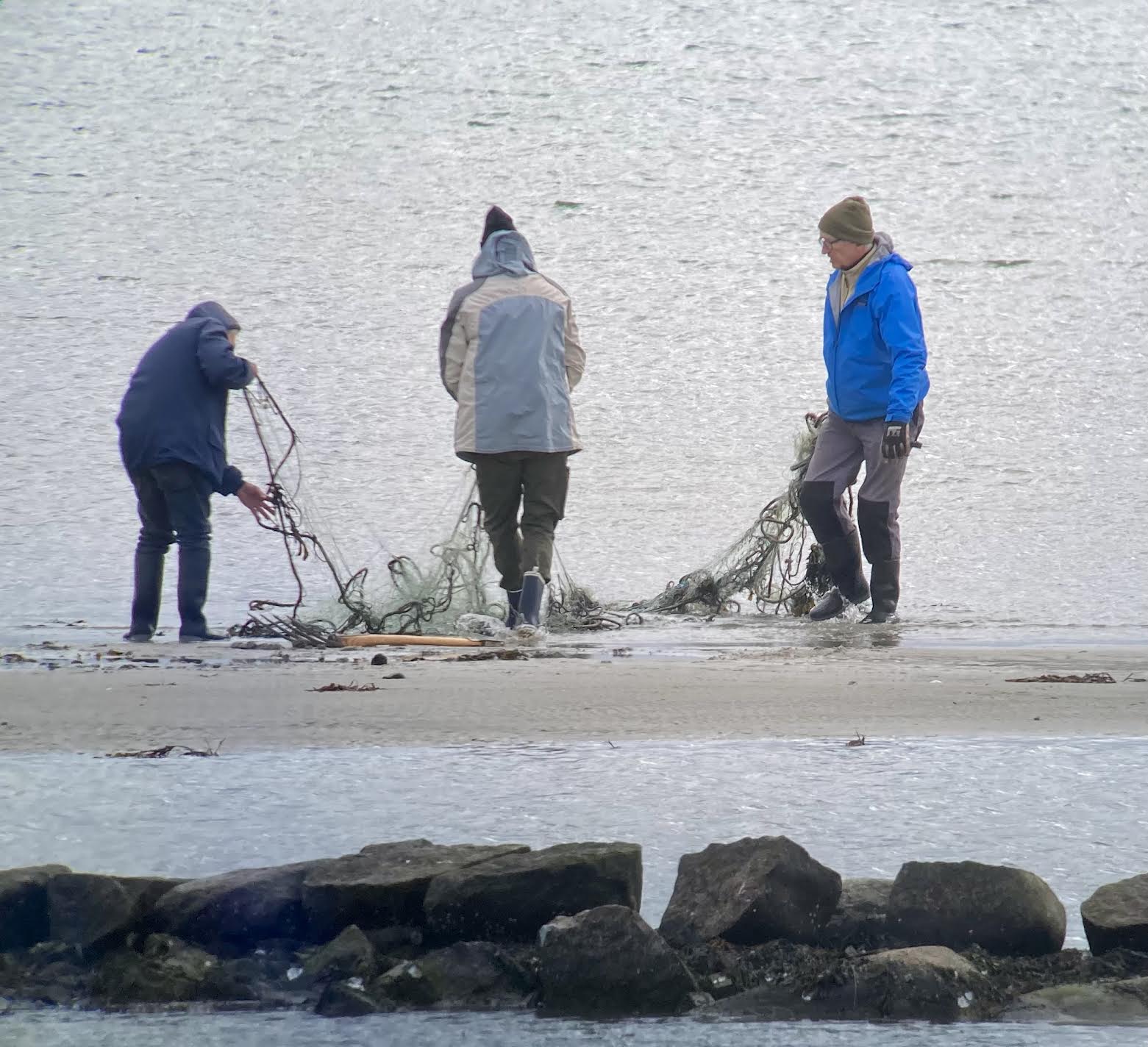 10 medlemmer fra Fugleværnsfondens arbejdsgruppe i Nivå var mødt op ved Tangen på Strandvejen syd for Nivå sidste weekend for at fjerne affald der var smidt eller skyllet op på stranden. Det blev til flere poser med emballage og andet plastic, spande, et hjul og to fiskenet.