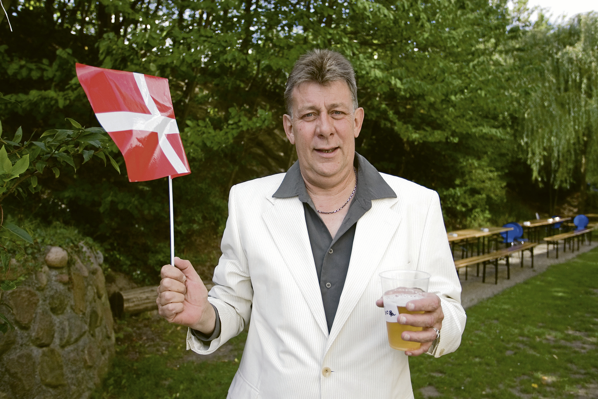 Preben var glad for fest og farver. Æret være hans minde.