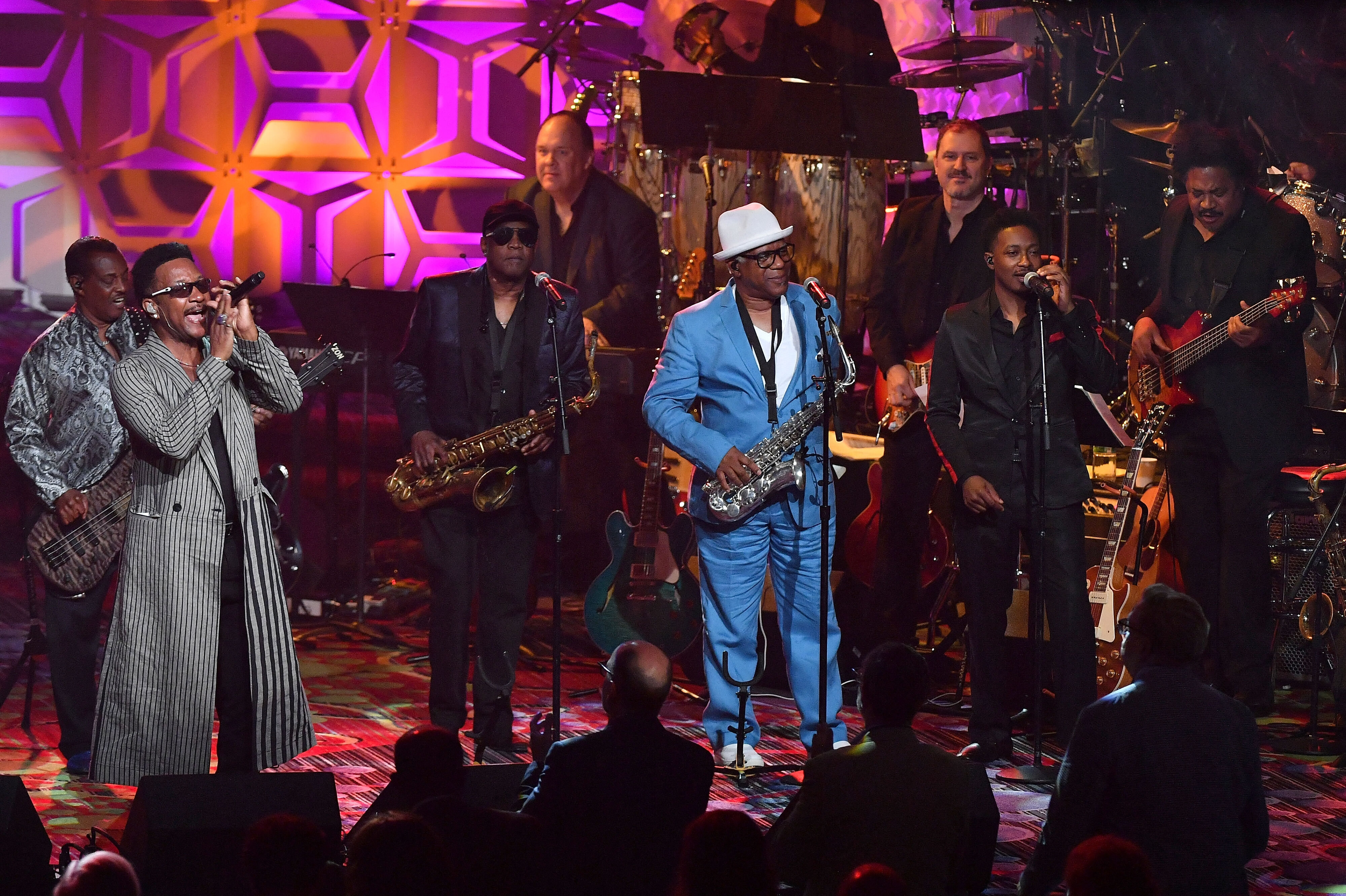 Kool & The Gang sætter kursen fra USA mod Tivoli med sange som "Celebration", "Get Down On It" og "Ladies' Night". (Arkivfoto).