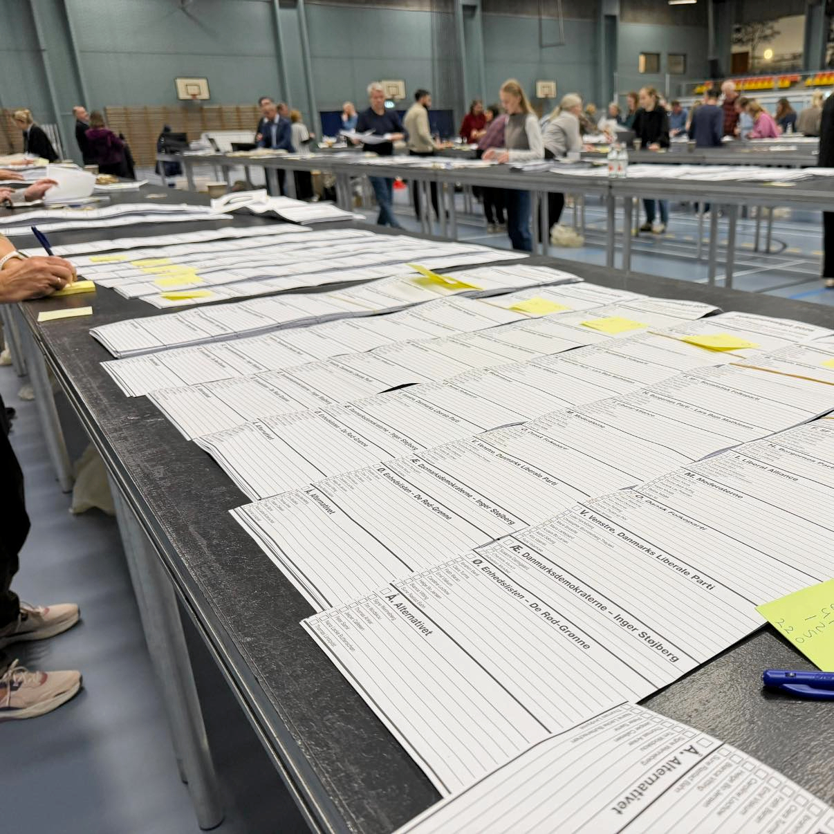 Stemmeoptælling er i fuld gang i Rødovre