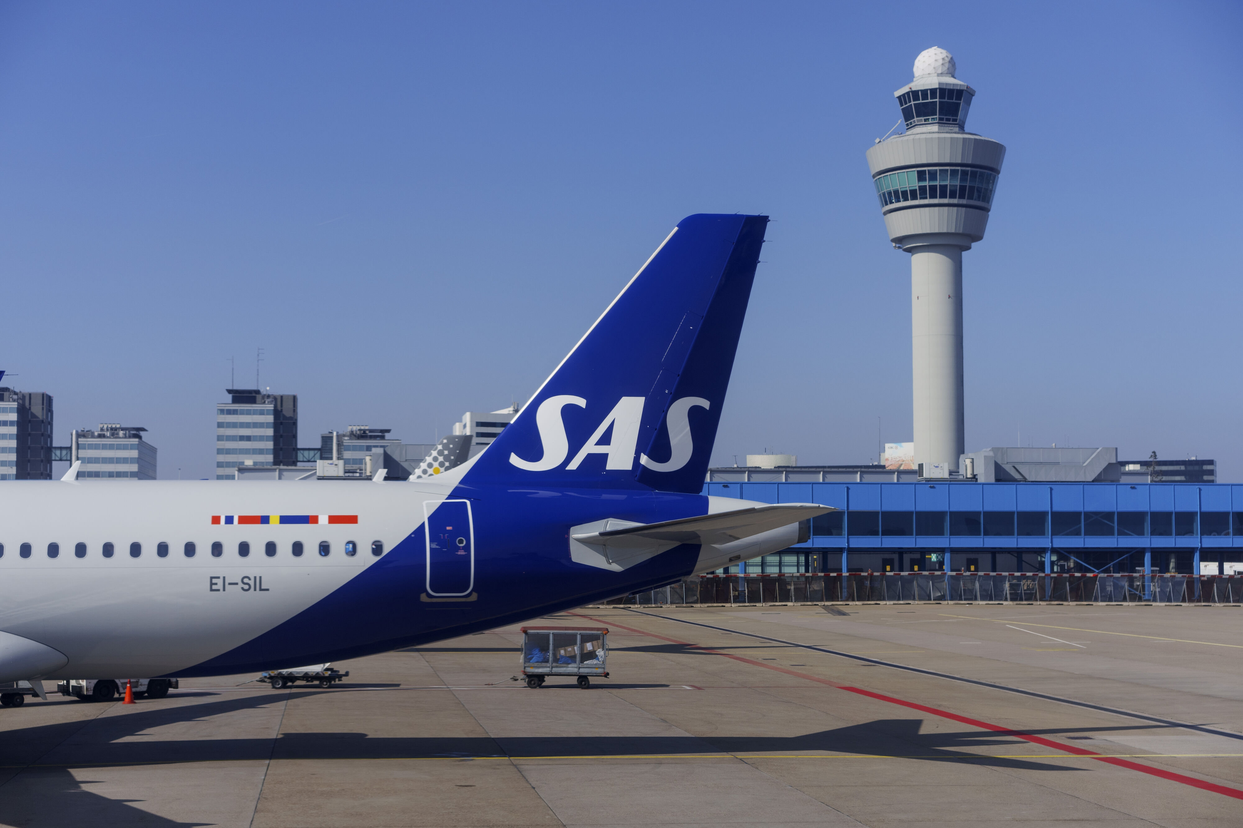 SAS kan se frem til at få udbetalt mere end 107 millioner kroner fra EU-Kommissionen, efter flyselskabet fik medhold i sag ved EU-Domstolen (Arkivfoto).