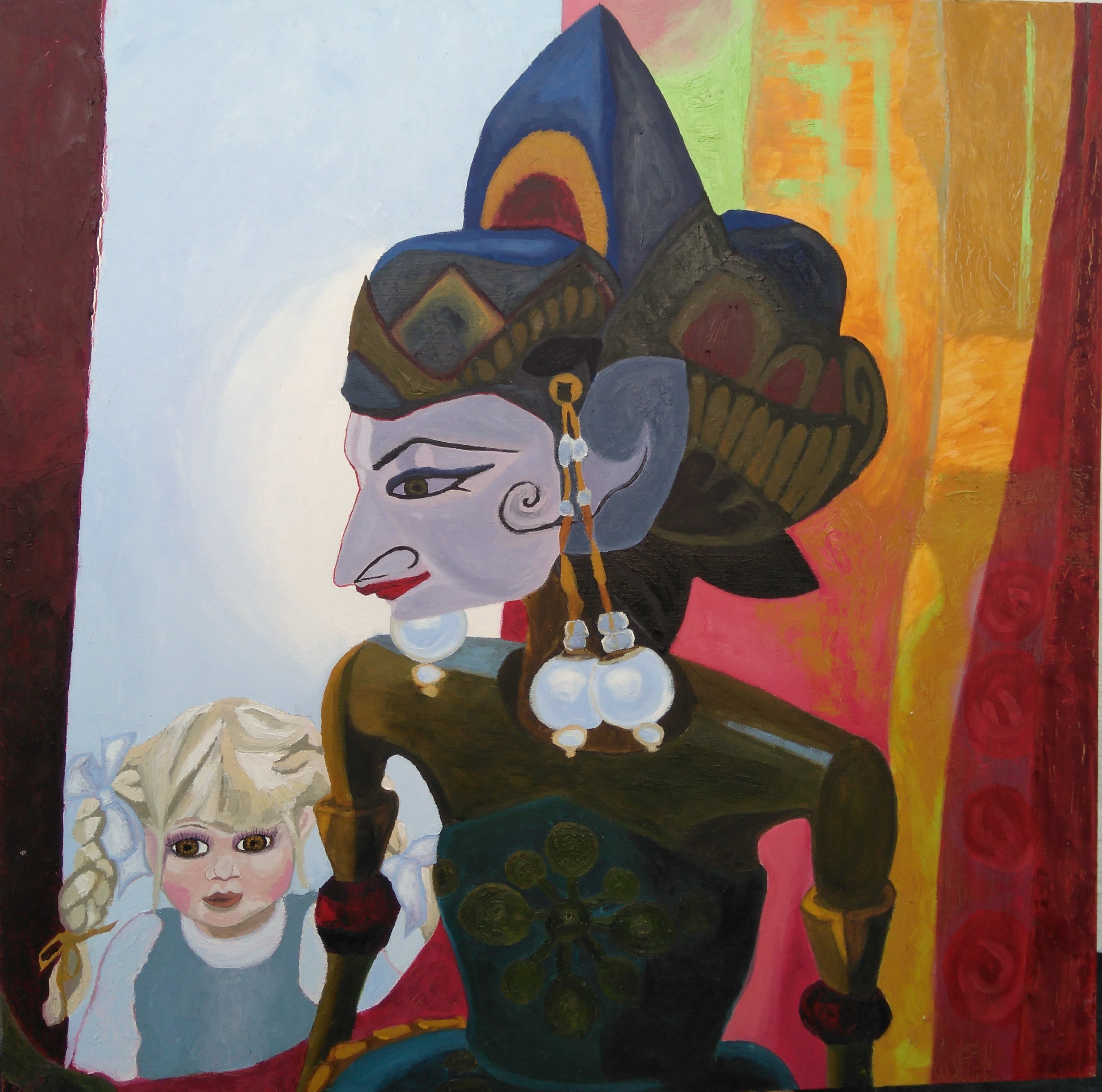 Billedkunstner Hanne Katrine Steensen udstiller sine værker frem til 29. juni 2026.