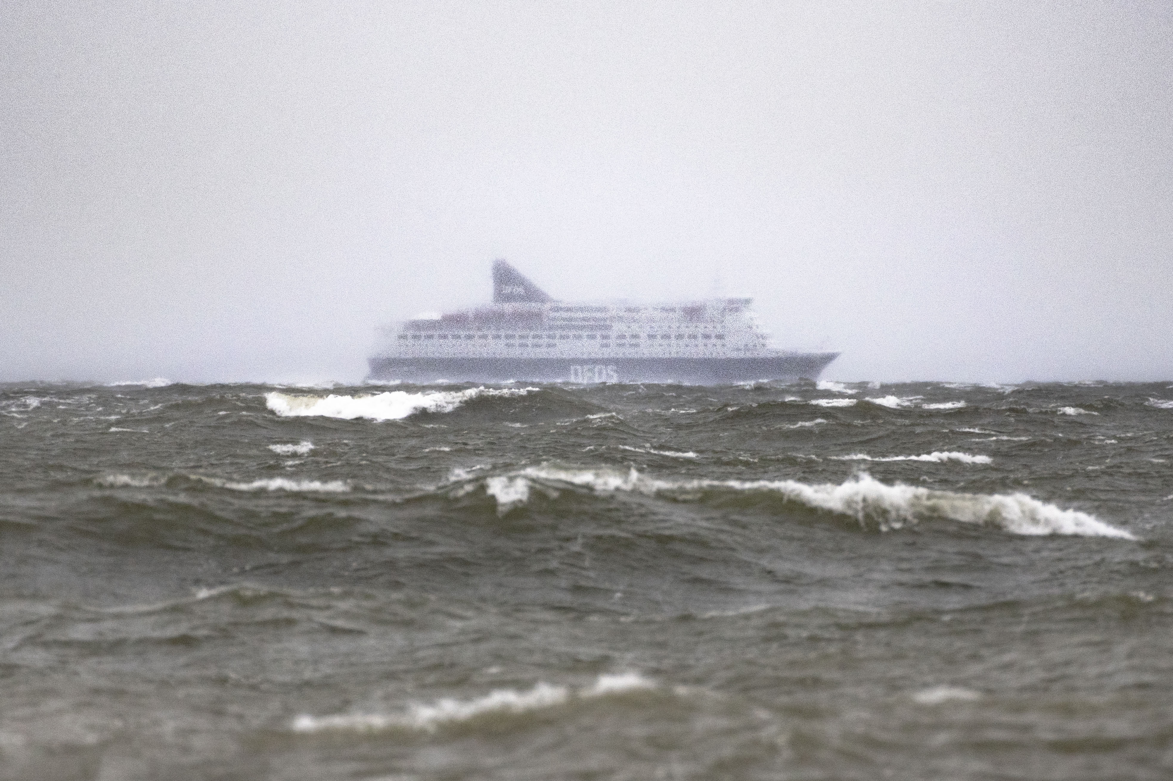 Oslobåden er mandag forsinket med otte timer på turen fra Oslo til København i kølvandet på stormen Dave, der har hærget i påsken. (Arkivfoto).