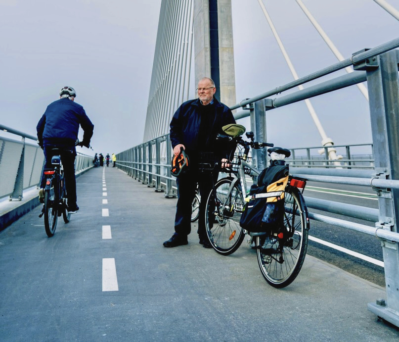 - Efter at have krydset Storstrømmen på cykel var vi ret positive. Der er mange detaljer, der er lykkedes at få til at virke, skriver Phillip Rasmussen.