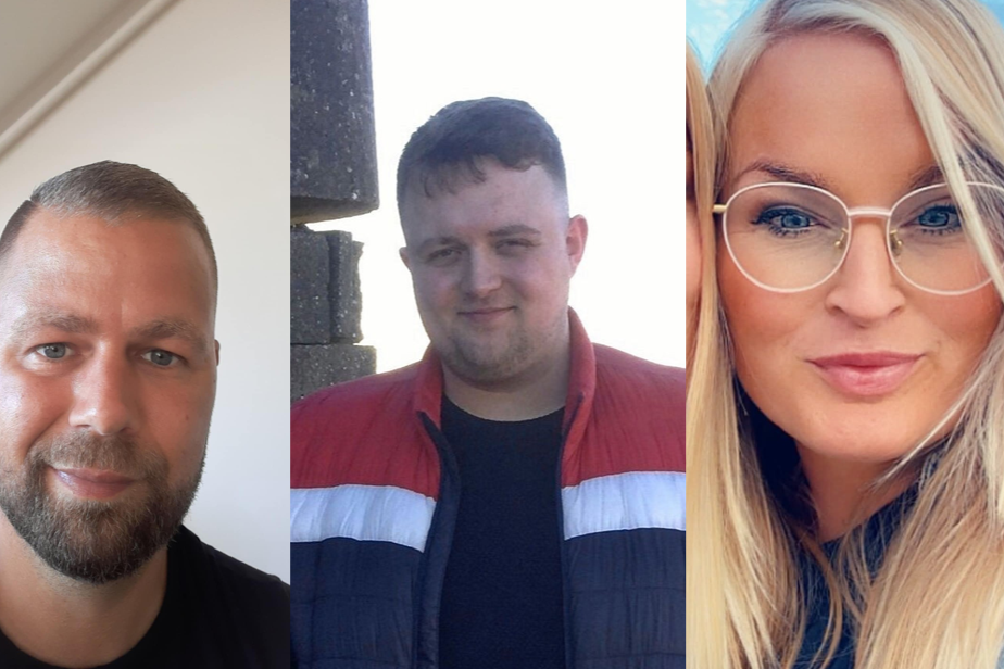 Joe Marquardt, Joachim Nygaard Larsen og Mie Sille Jannerup Nielsen var blandt dem, der søndag aften trådte til, da en mand fik hjertestop på Banegårdspladsen ved Næstved Station.