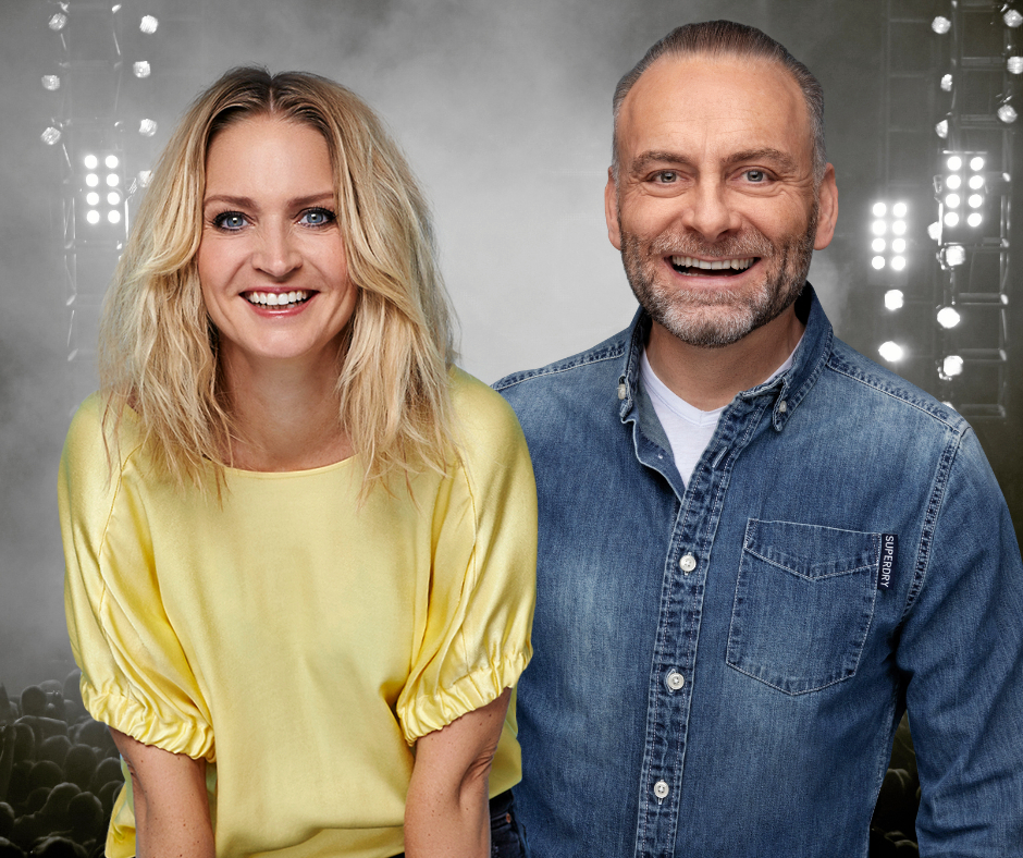 Annette Heick og Jesper Lundgaard vil både synge og fortælle anekdoter.