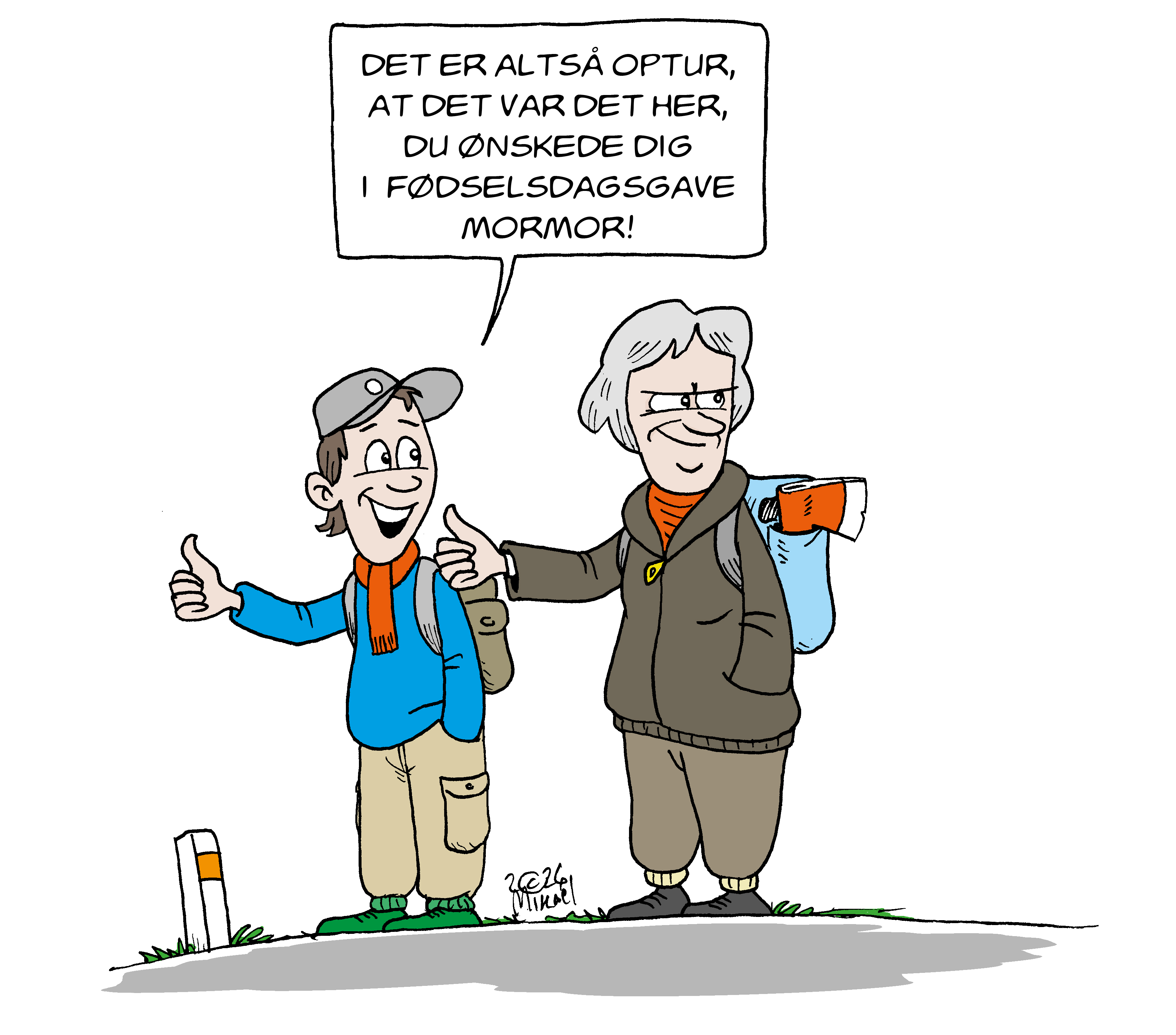 Tegning: Mikael Nielsen, Saxoart