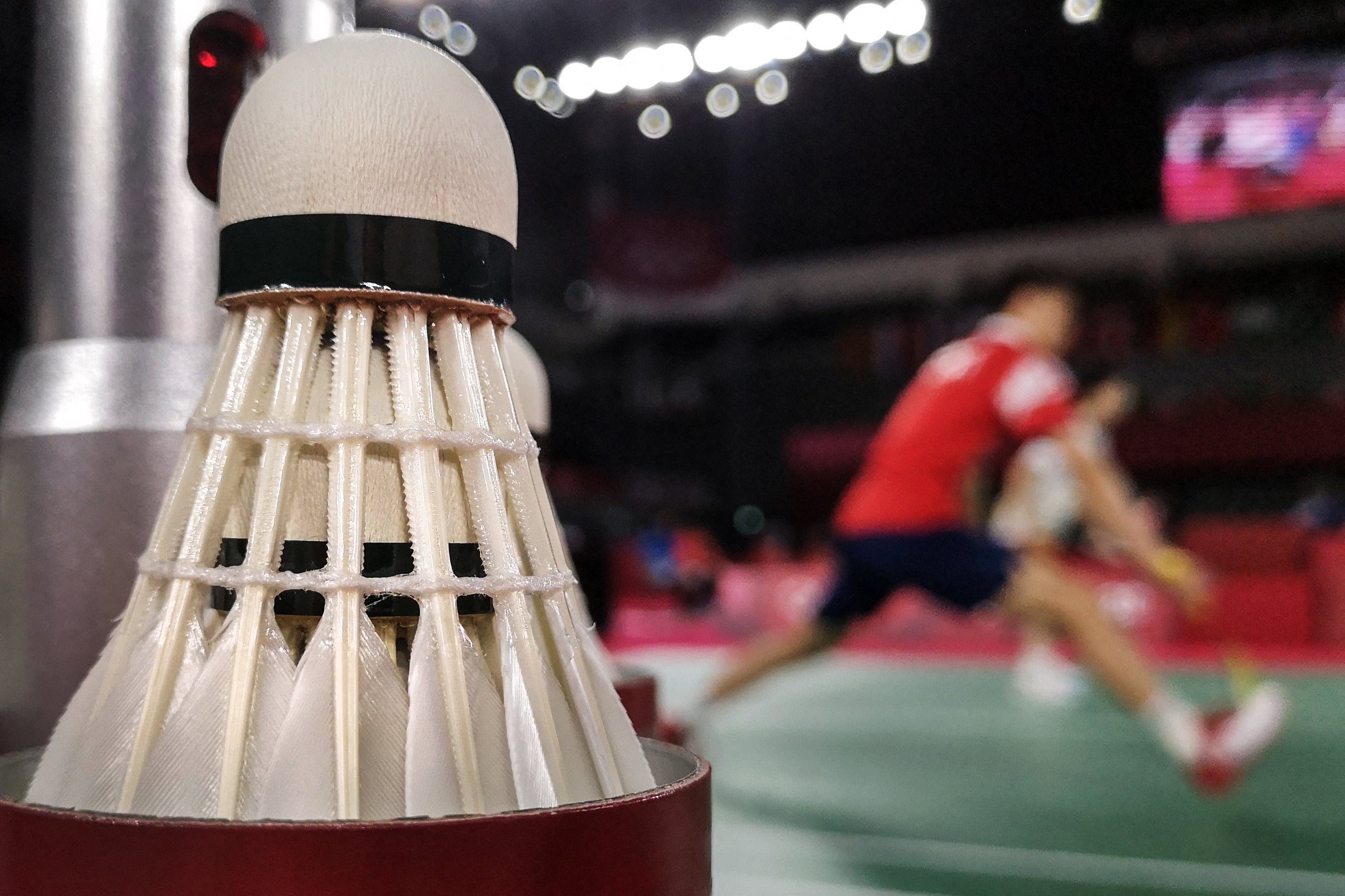 Sidste år blev prisen på fjerbolde fordoblet. Faldende udbud af ande- og gåsefjer og flere badmintonspillere i Kina er årsagen. (Arkivfoto).
