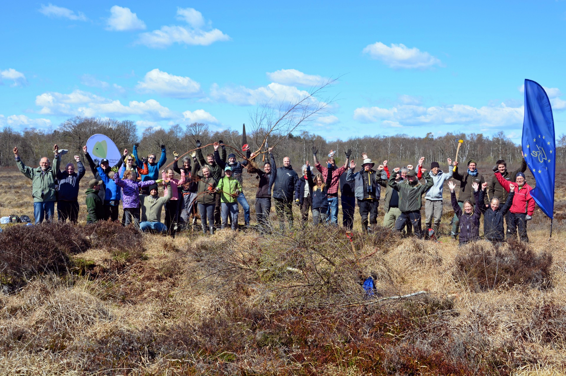 Danmarks Naturfredningsforening søger frivillige, der vil være med til at genskabe naturen i Holmegaard Mose.