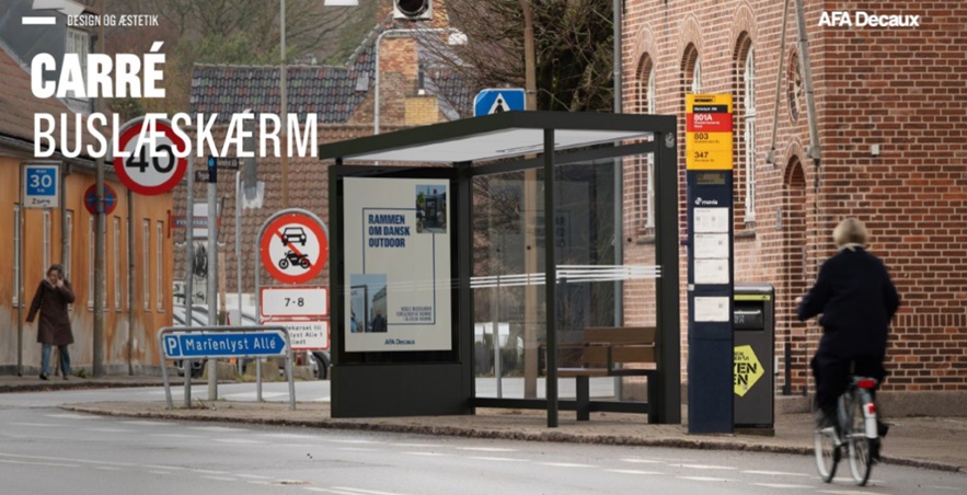 Sådan ser de nye buslæstandere ud, som vinderen af et udbud sætter op de kommende måneder i kommunen.