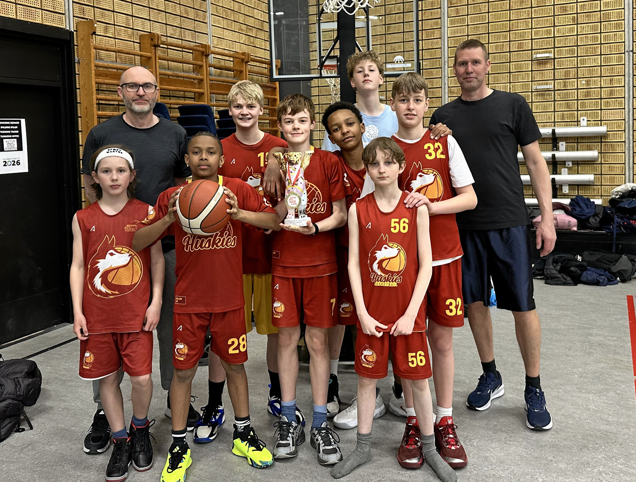U13-holdet fra Hillerød Basketball Klub tog guldet, da de var til stævne i Berlin.