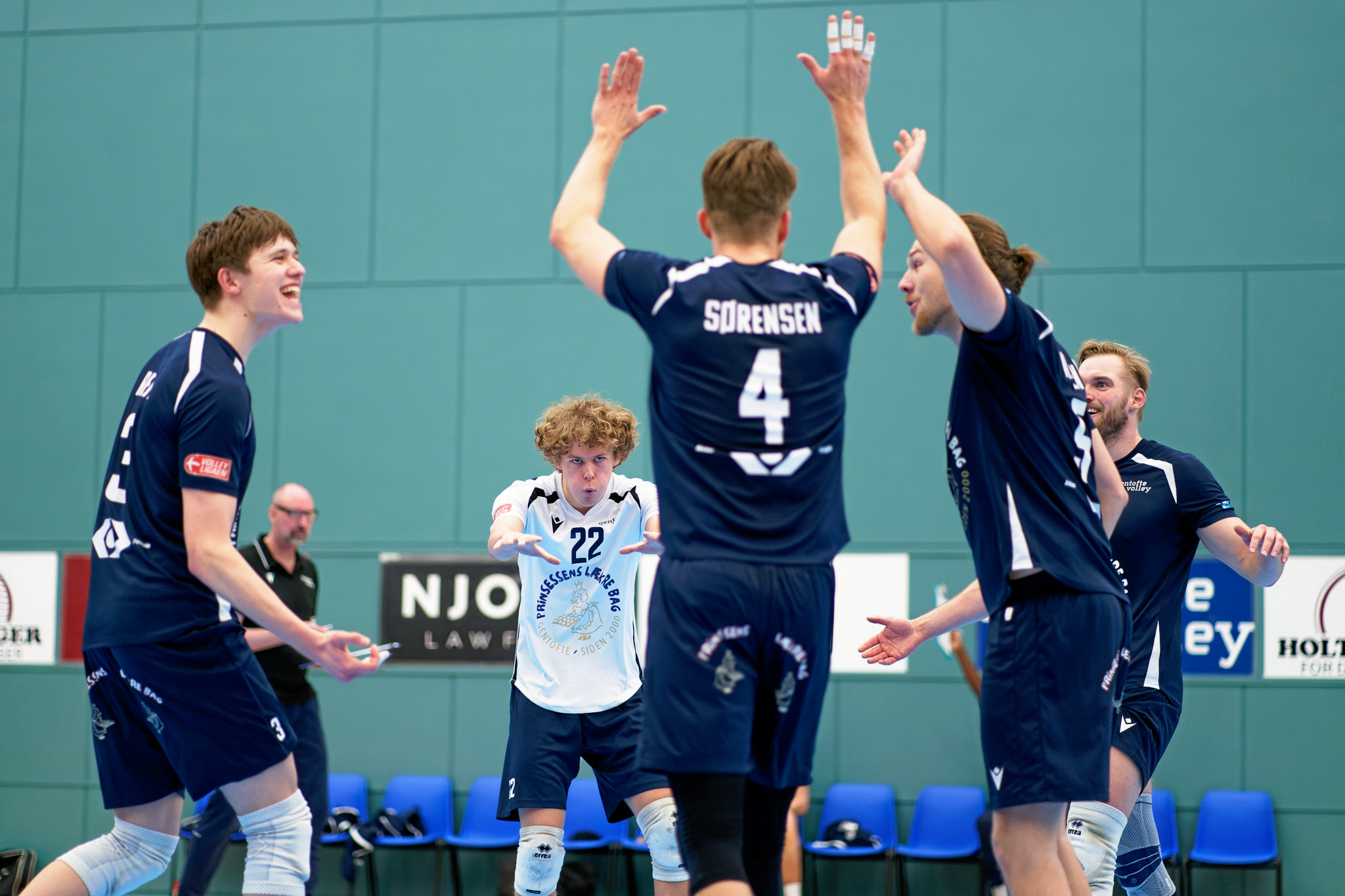 Gentofte Volley vandt den første DM-kamp mod Middelfart.