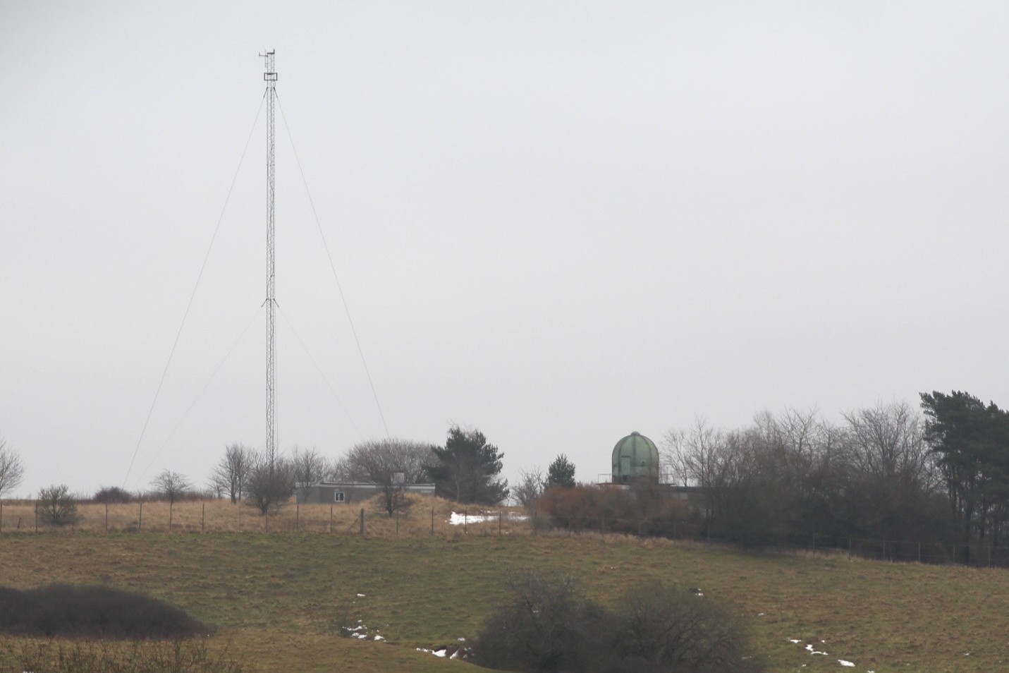 Det er her på den tidligere radarstation i Gunderød, at Weibel ønsker at oprette et testcenter.