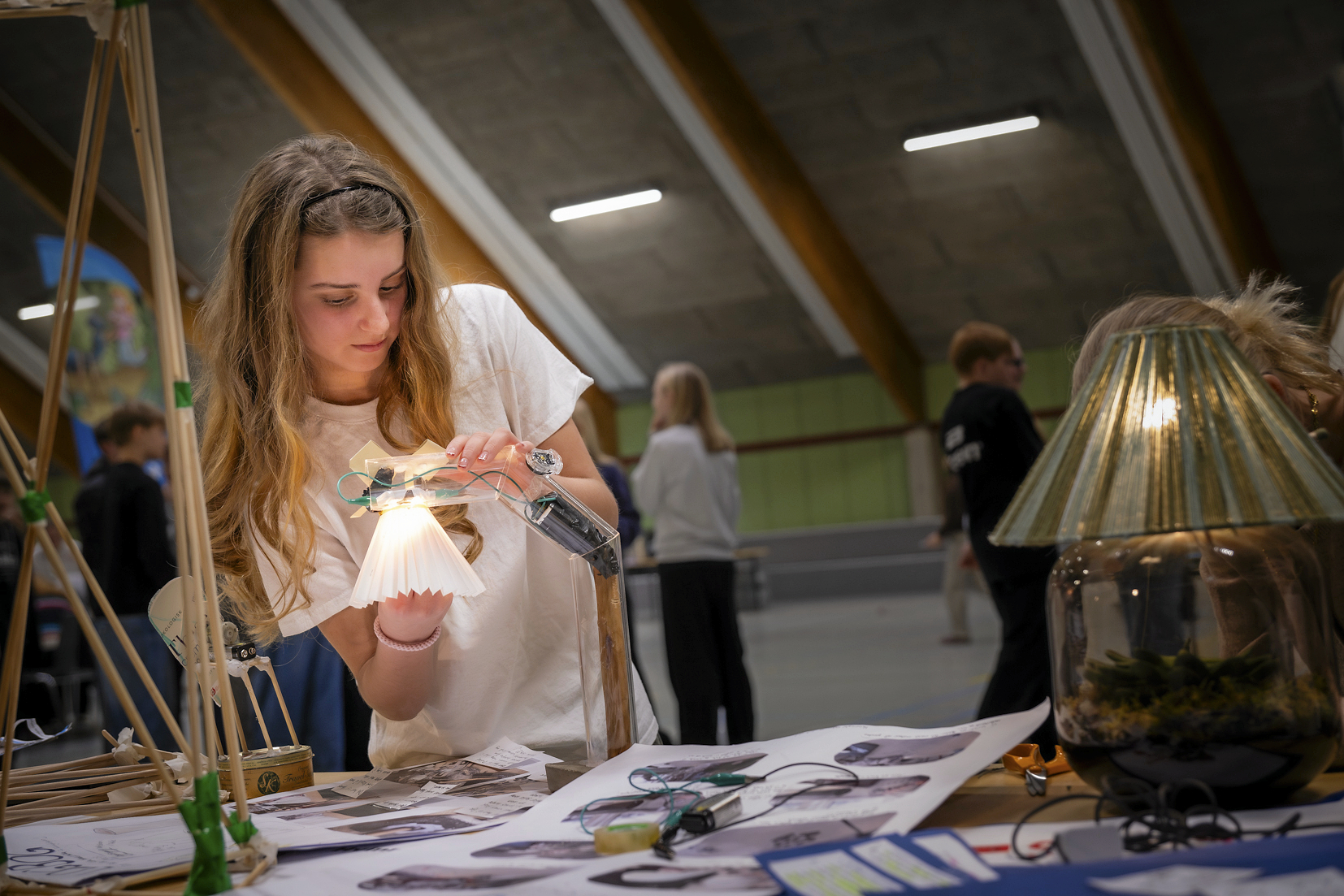 Egedal-eleverne har blandt andet undersøgt indeklimaet i deres klasselokale og bygget 3D-modeller af myrer.