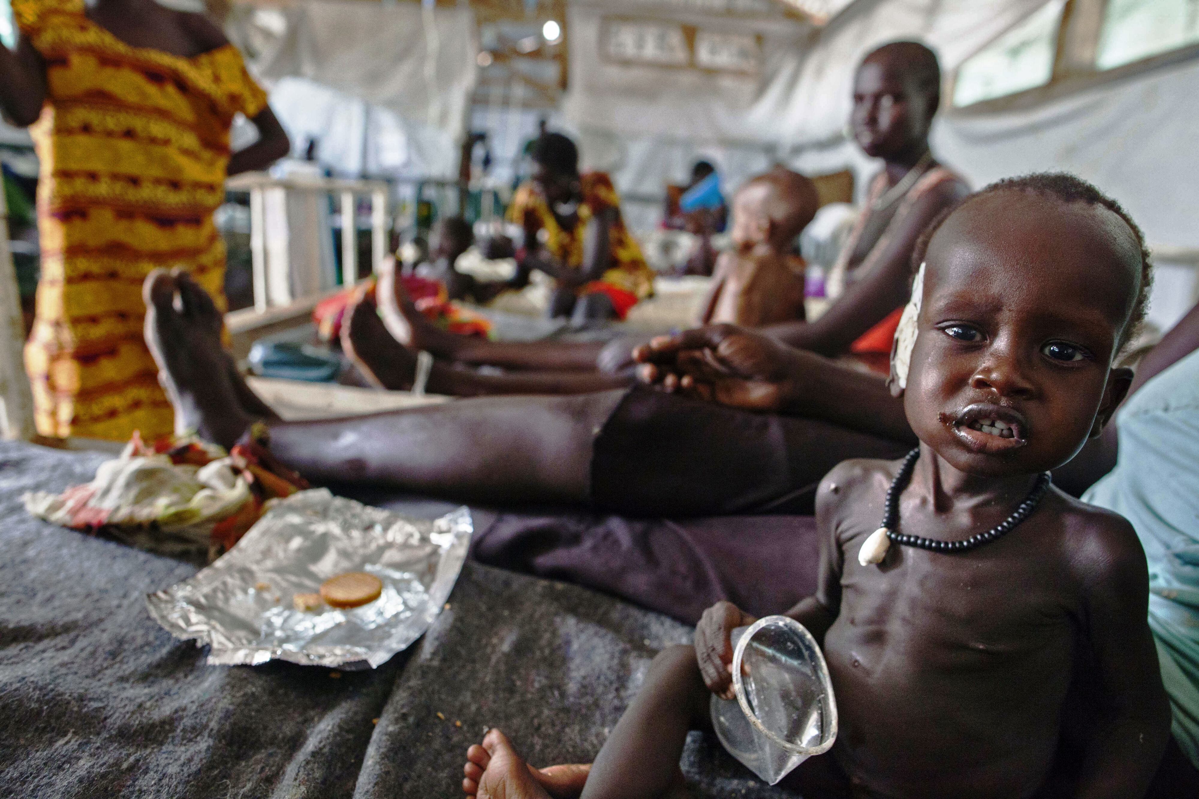 Millioner af mennesker sulter i Sudan efter tre års voldsom konflikt. FN-chef er oprørt over, at verdenssamfundet ikke gør mere for at få stoppet grusomhederne. (Arkivfoto).