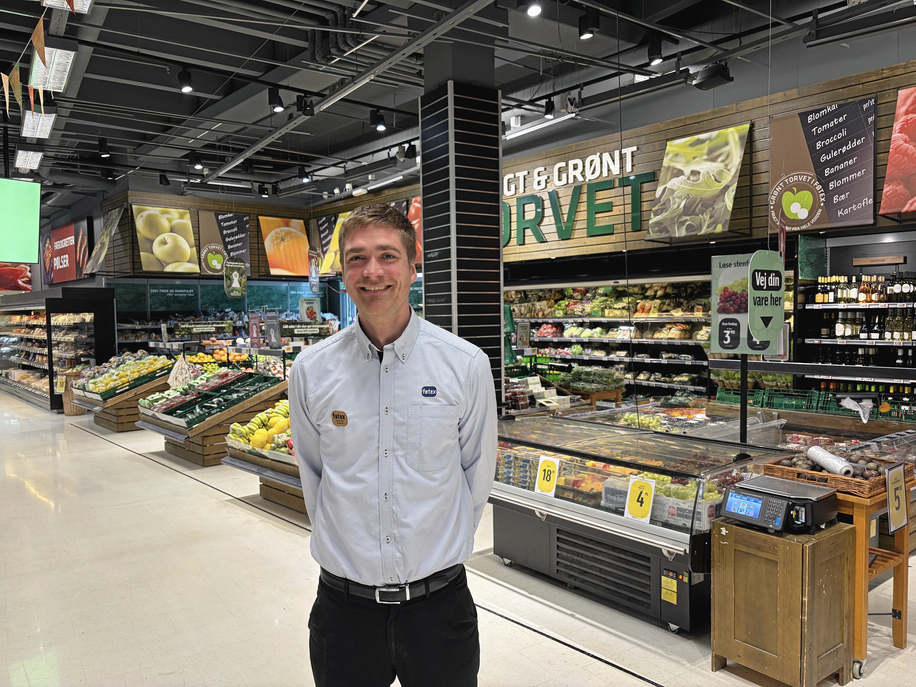 - Kunderne kan i den grad glæde sig til et helt nyt varehus, hvor vi opdaterer hele vejen rundt, siger varehuschef i føtex Birkerød Anders Riise