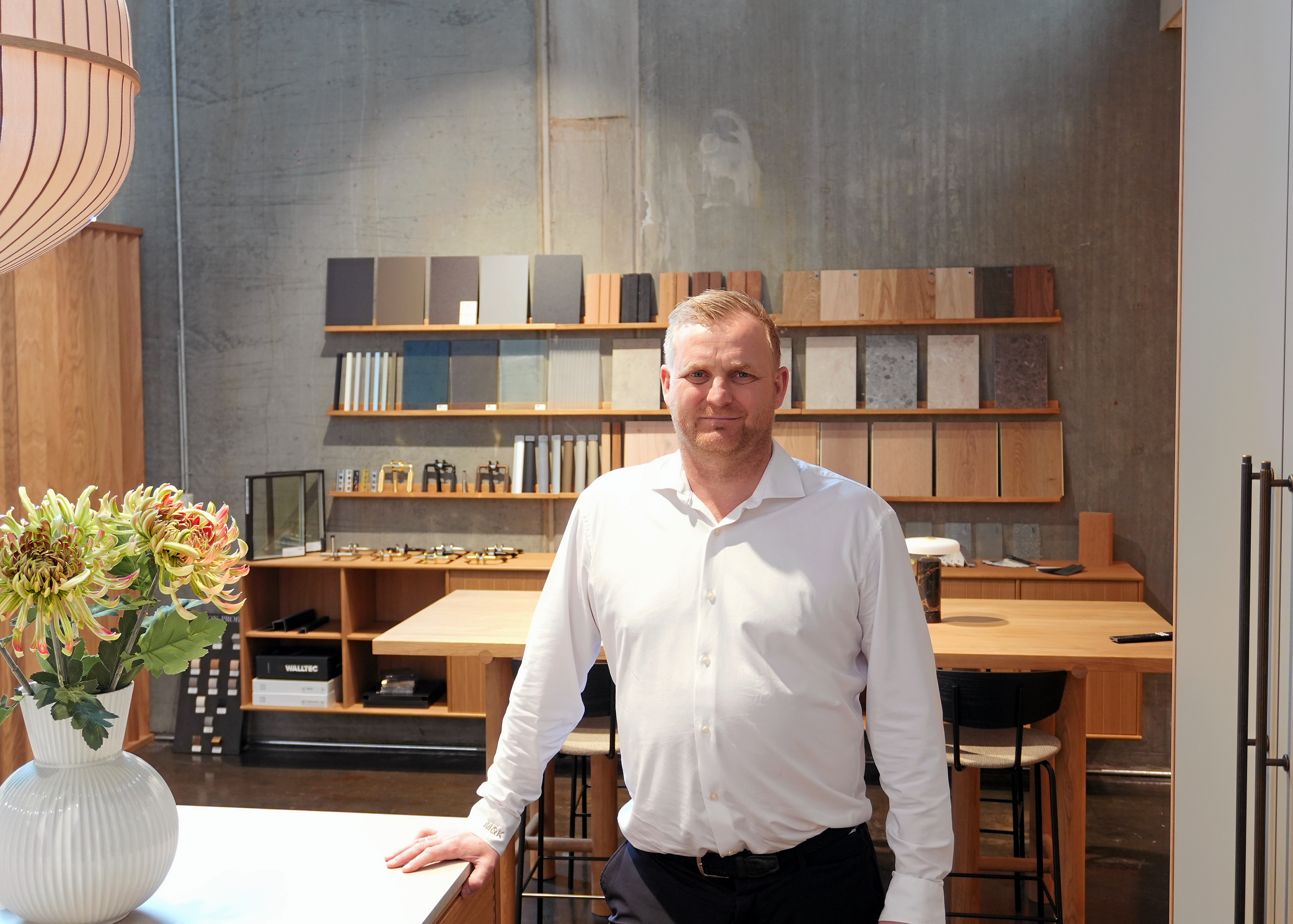 Peter Steen Kristensen fra Menzer & Kristensen glæder sig over, at virksomheden har åbnet en afdeling i Albertslund.