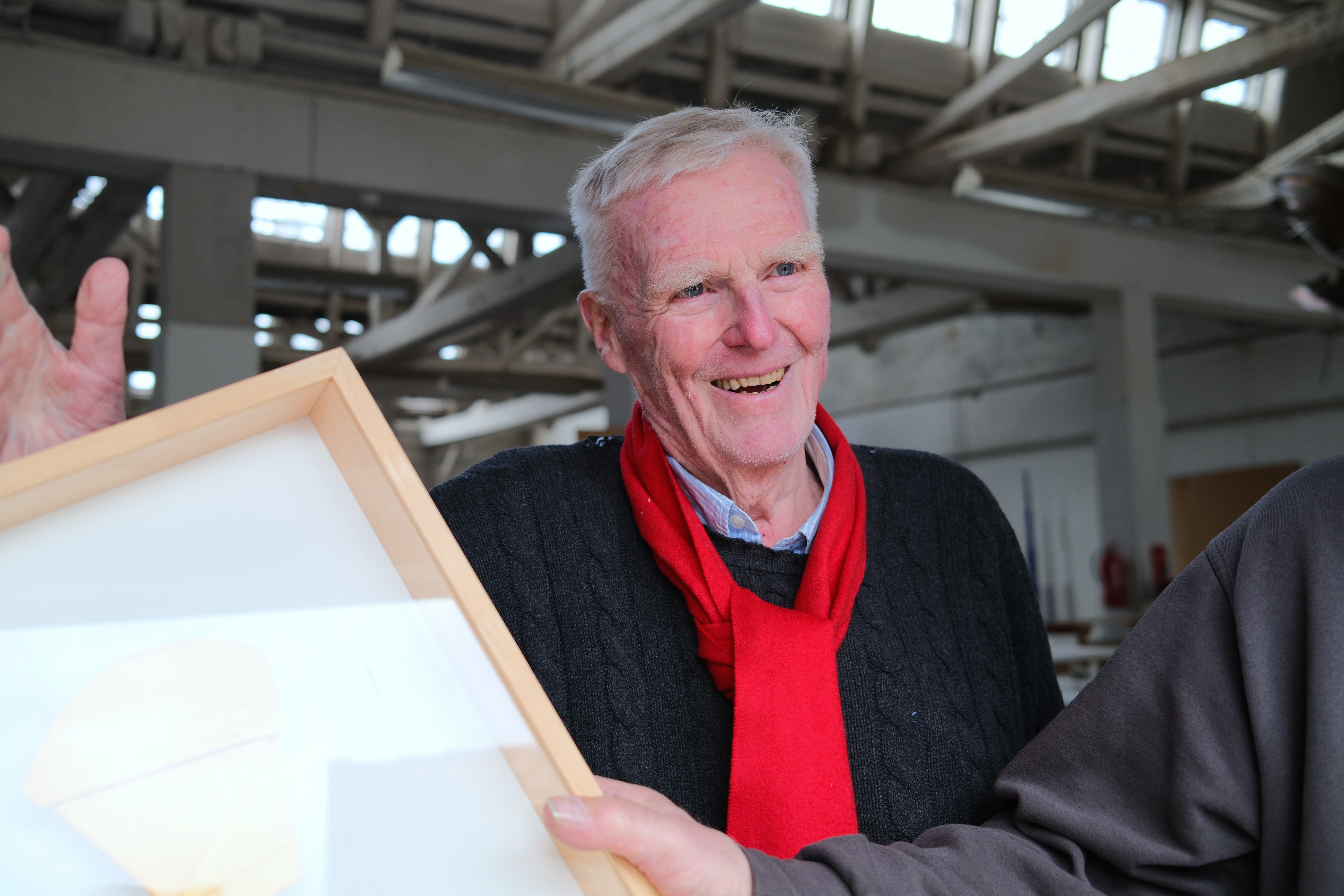 - Nu skal vi bare videre. Om jeg har kræfter til at etablere et nyt atelier af den her størrelsesorden, det ved jeg ikke, siger Per Arnoldi.