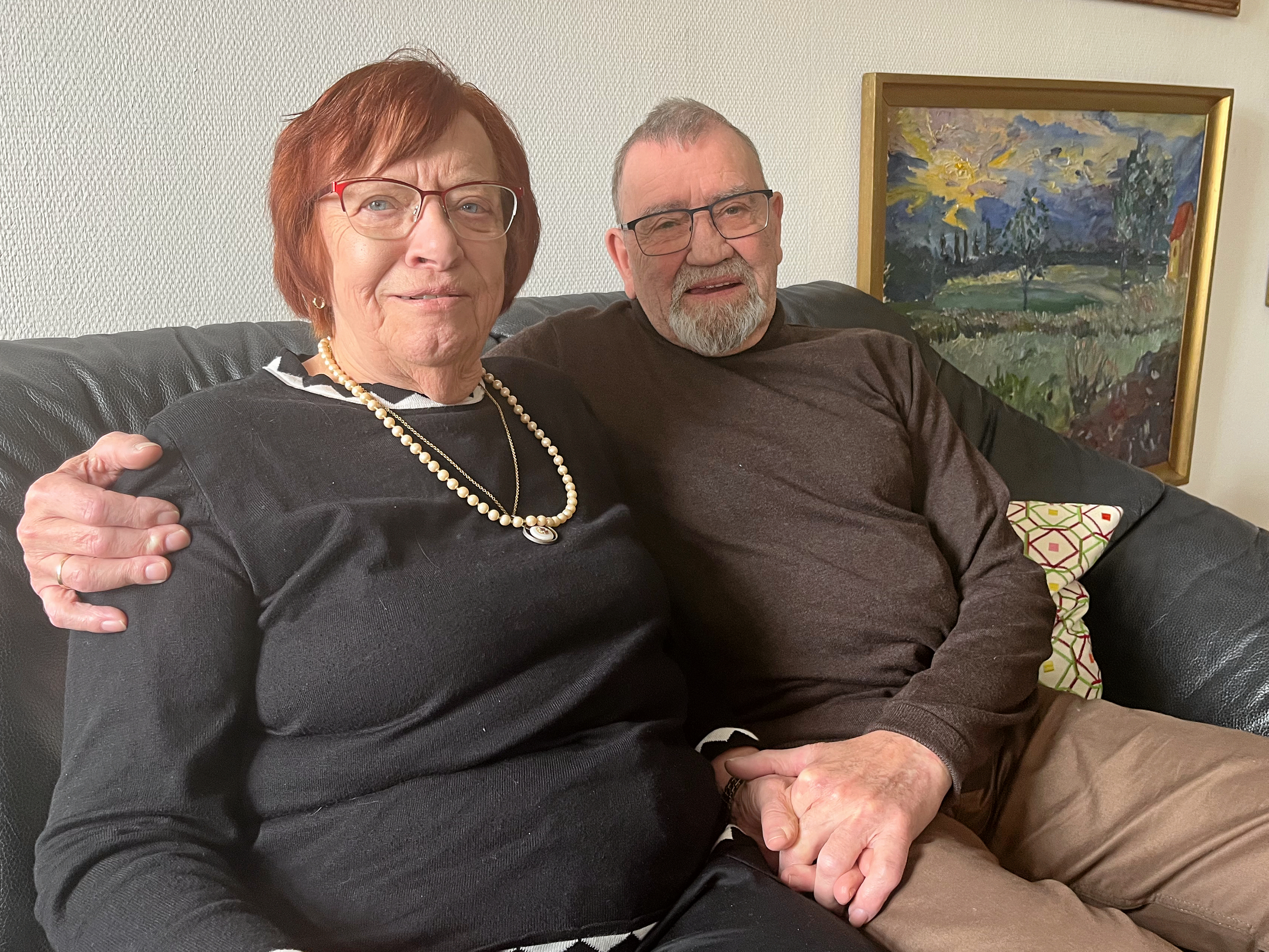 Lis og Per Vængtoft har gjort alting sammen gennem livet.