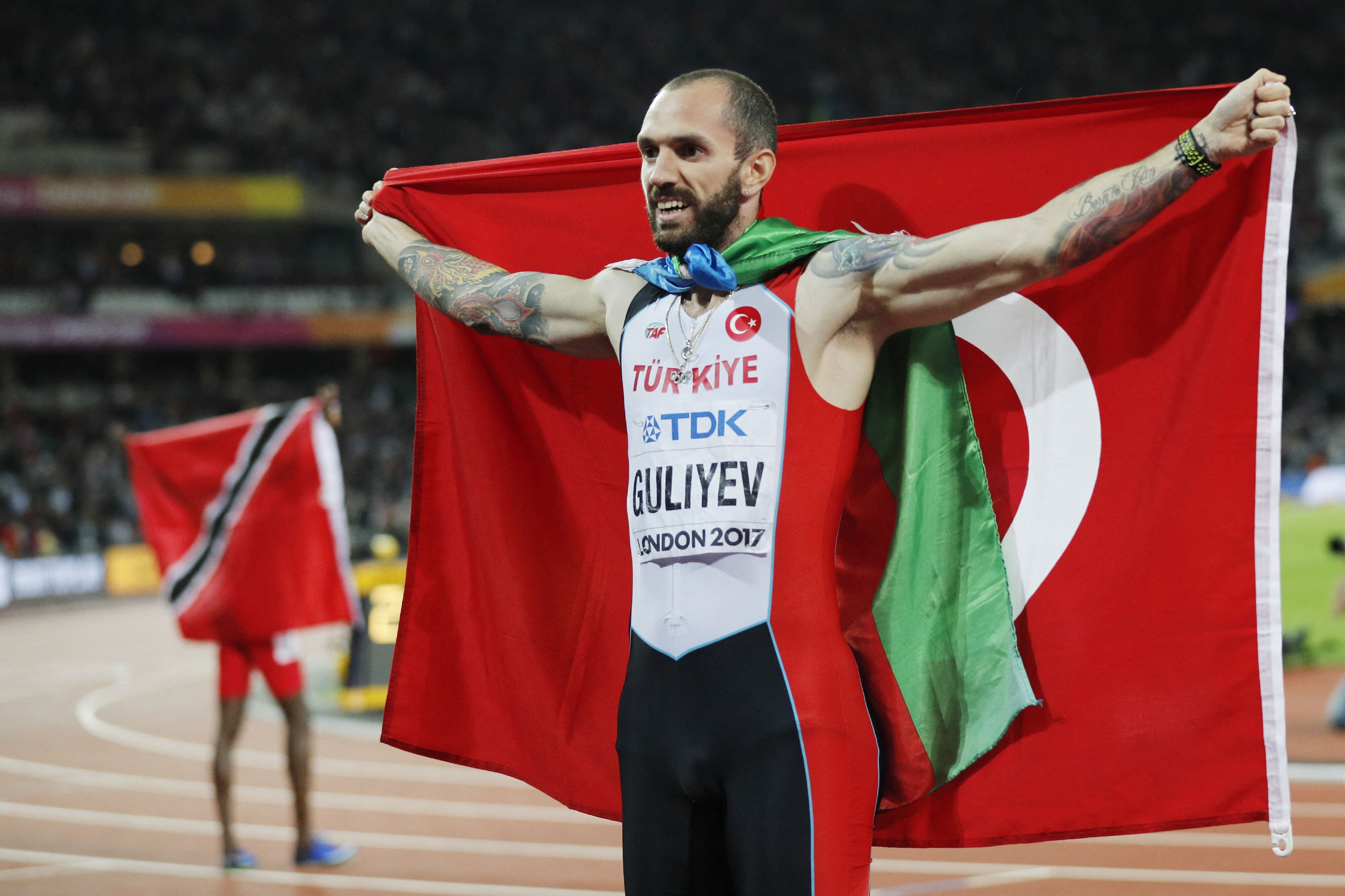 Tyrkiet har i årevis rekrutteret udenlandske atletikudøvere til sit landshold. Blandt andre Ramil Guliyev, der er født i Aserbajdsjan, men vandt VM-guld i 200-meterløb ved VM i 2017. (Arkivfoto).