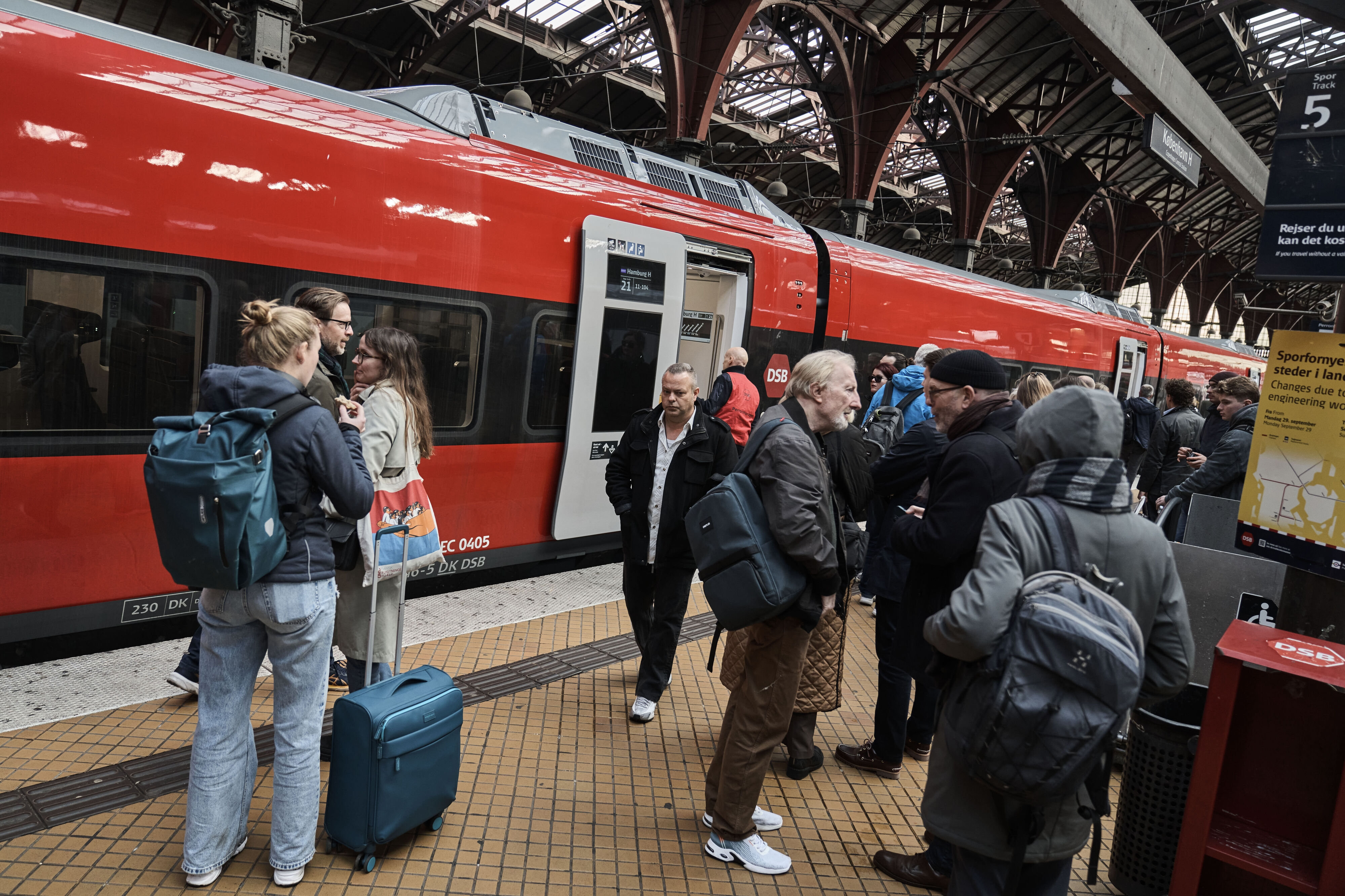 Fredag kører togene som normalt igen. På nogle afgange vil togsættene dog være kortere, fordi man fortsat mangler en del af togbestanden. (Arkivfoto).