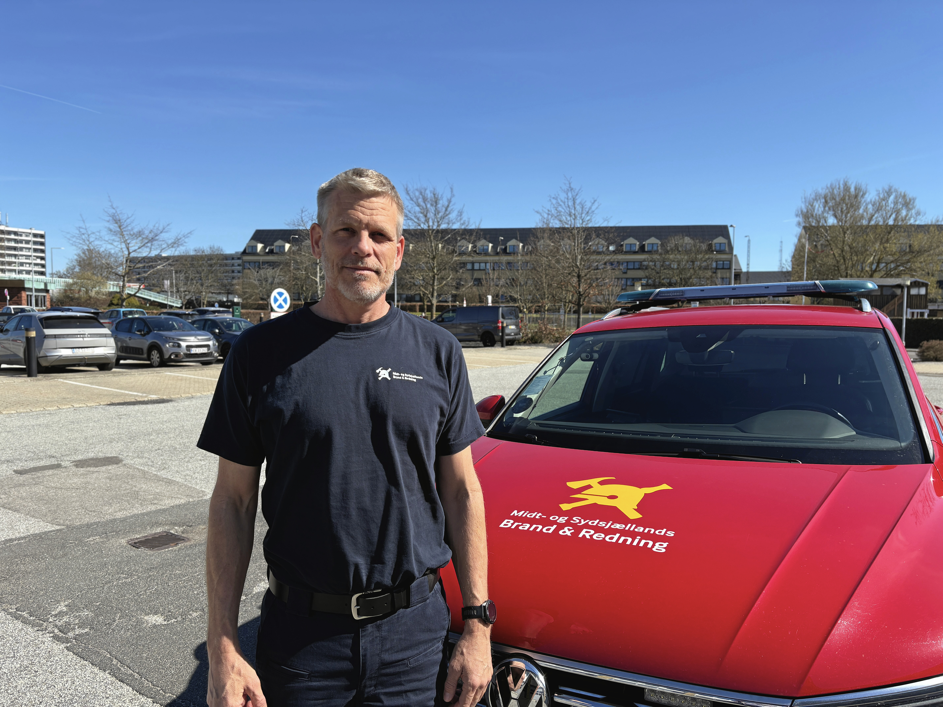 Indsatsleder Thomas Halskov måtte hurtigt rykke ud, da der gik ild i et batteri. Nu fortæller han om oplevelsen.
