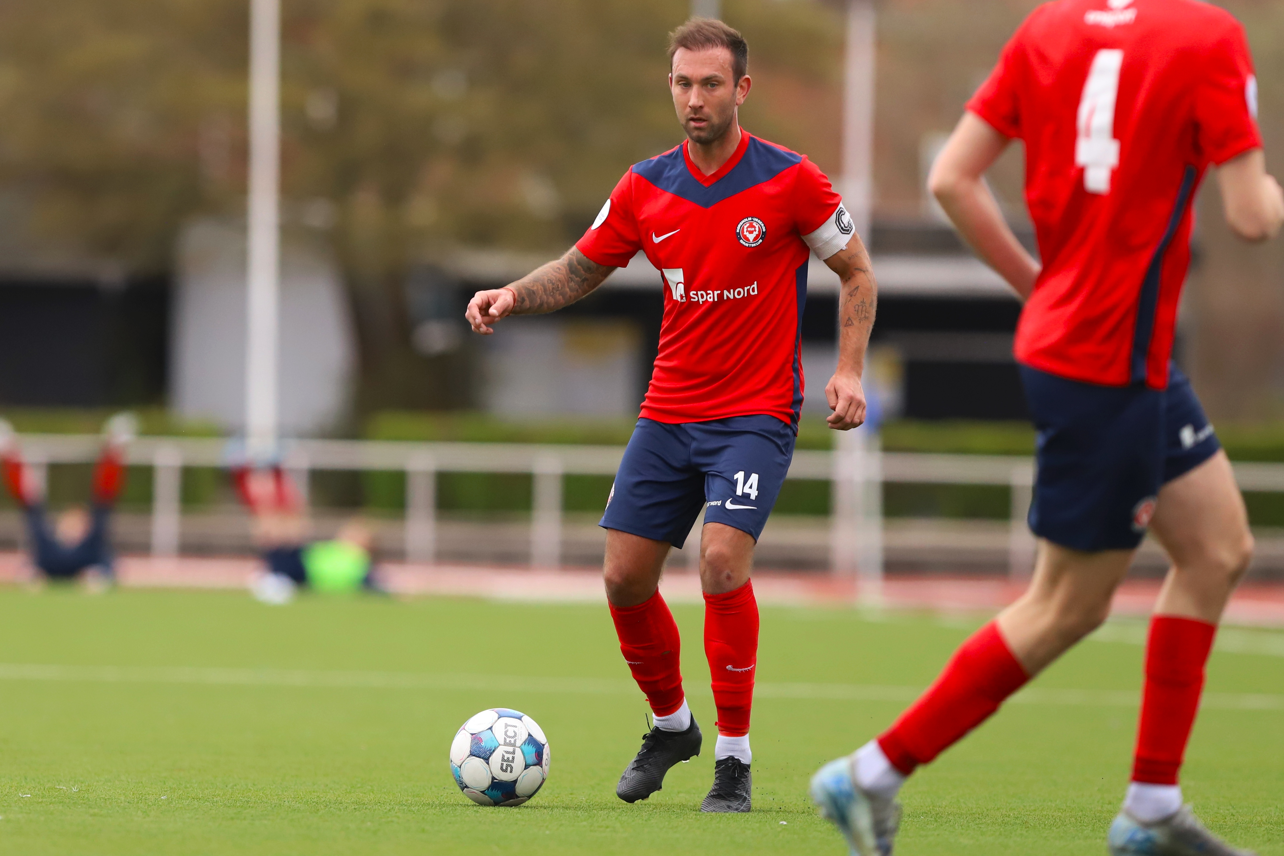 Det svinger ikke rigtig for Hørsholm-Usserød og Emil Sørensen i 3. divisions oprykningsspil.