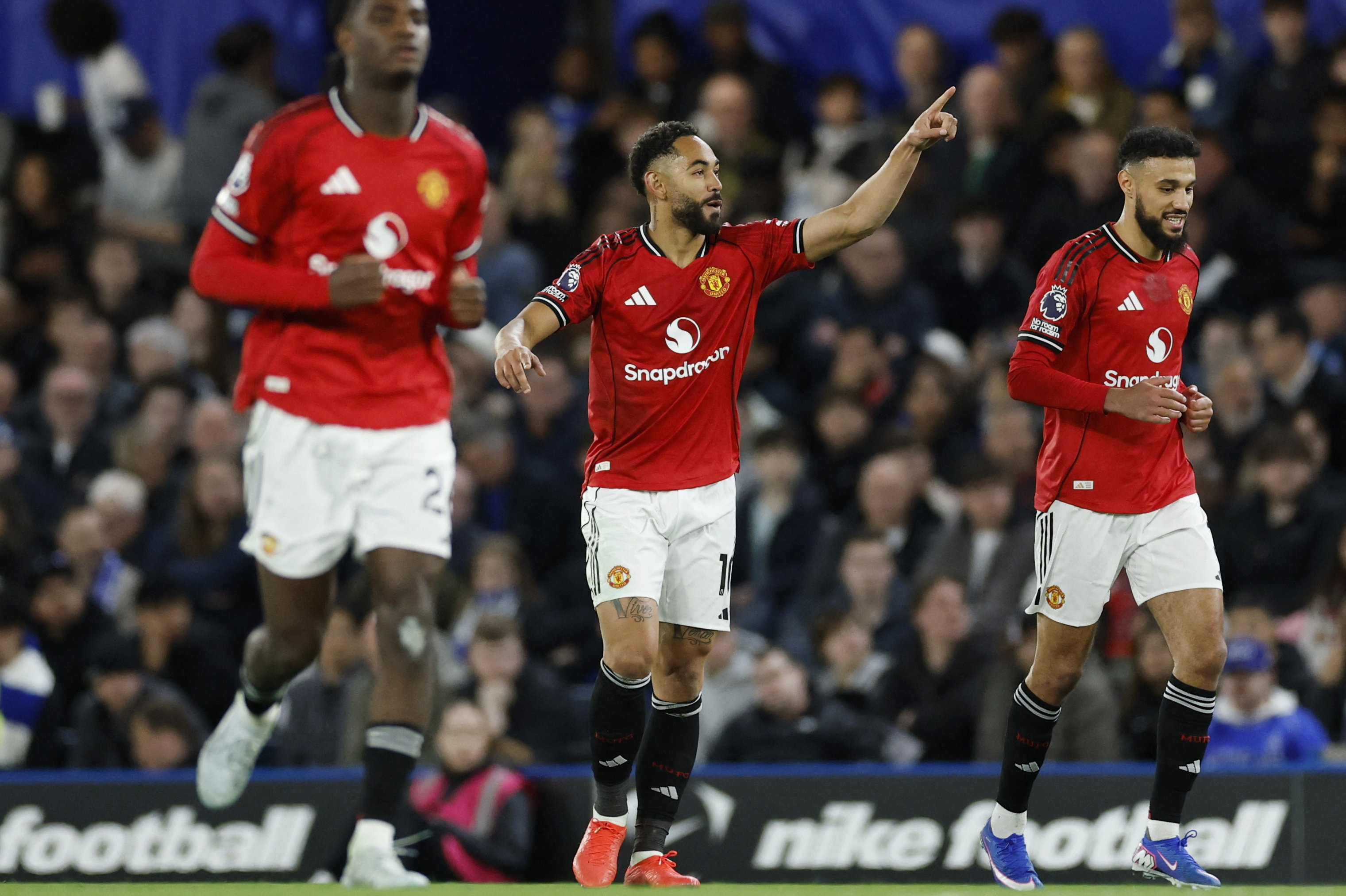 Matheus Cunha blev helten for Manchester United.